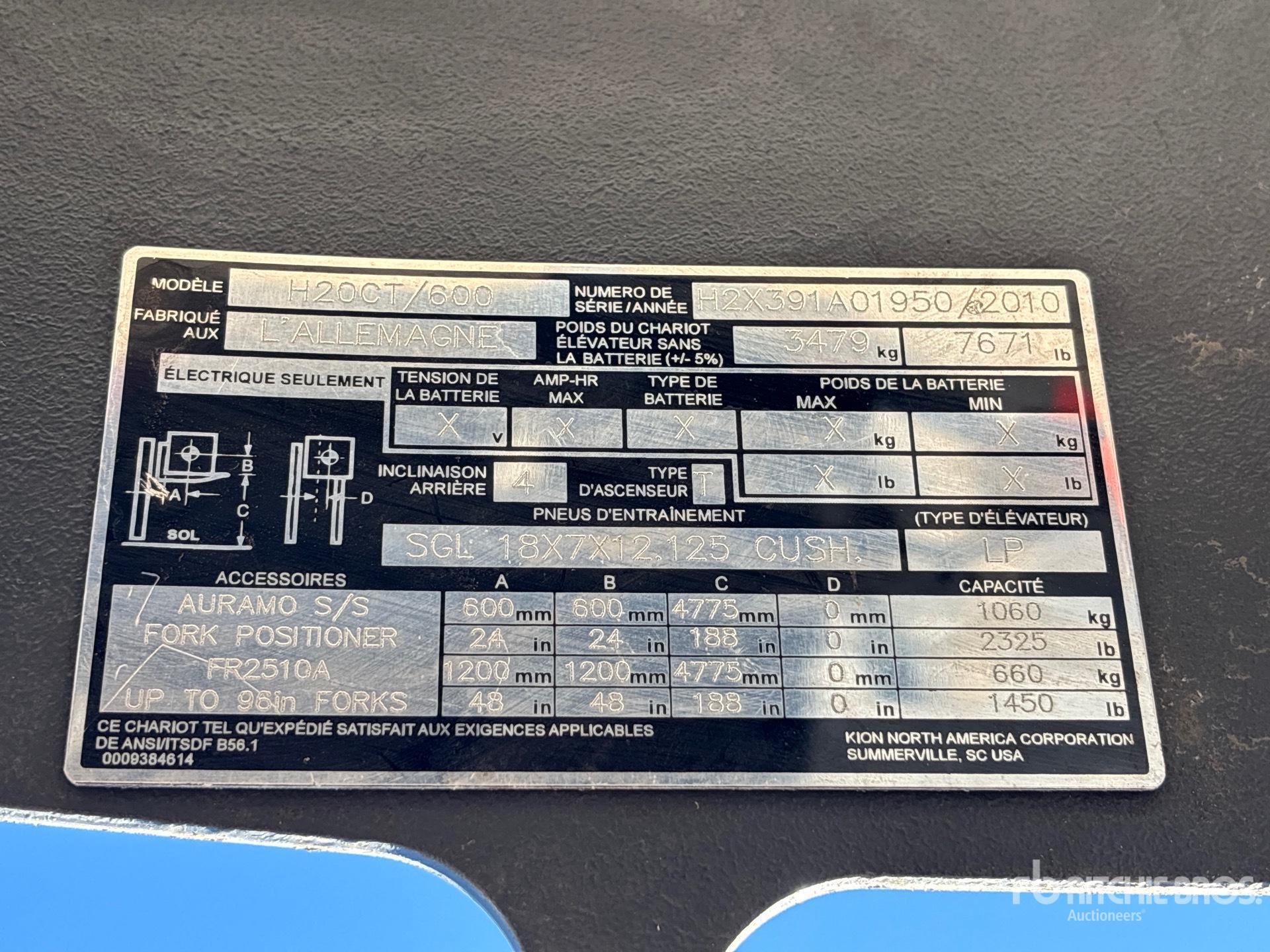 2010 Linde H20T