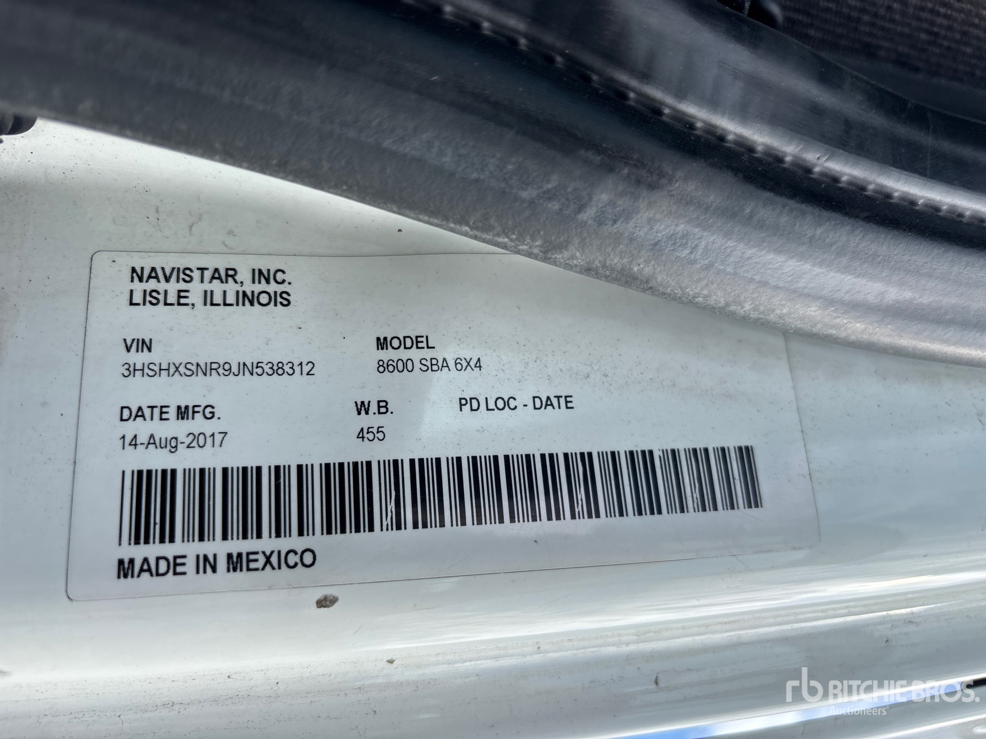 2018 International 8600