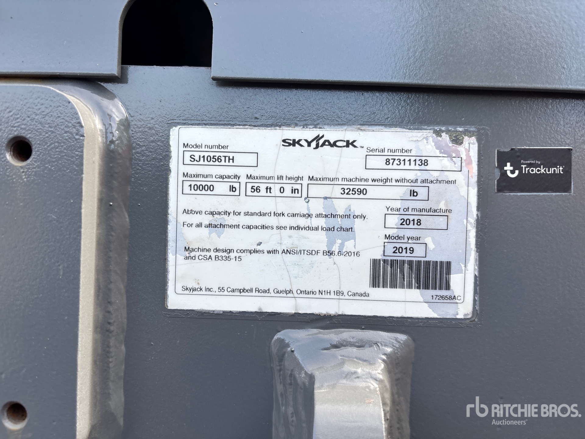 2019 Skyjack SJ1056TH