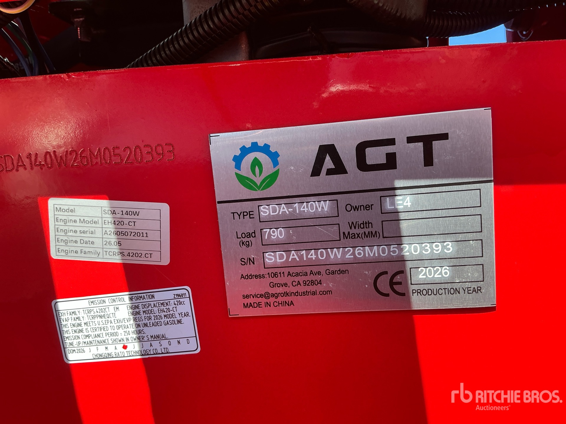 2026 AGT SDA-140W