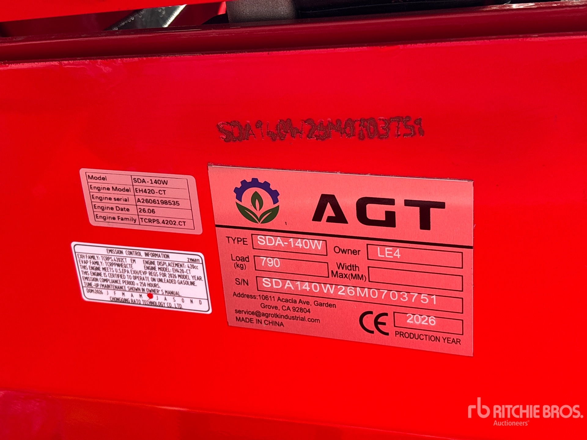 2026 AGT SDA-140W