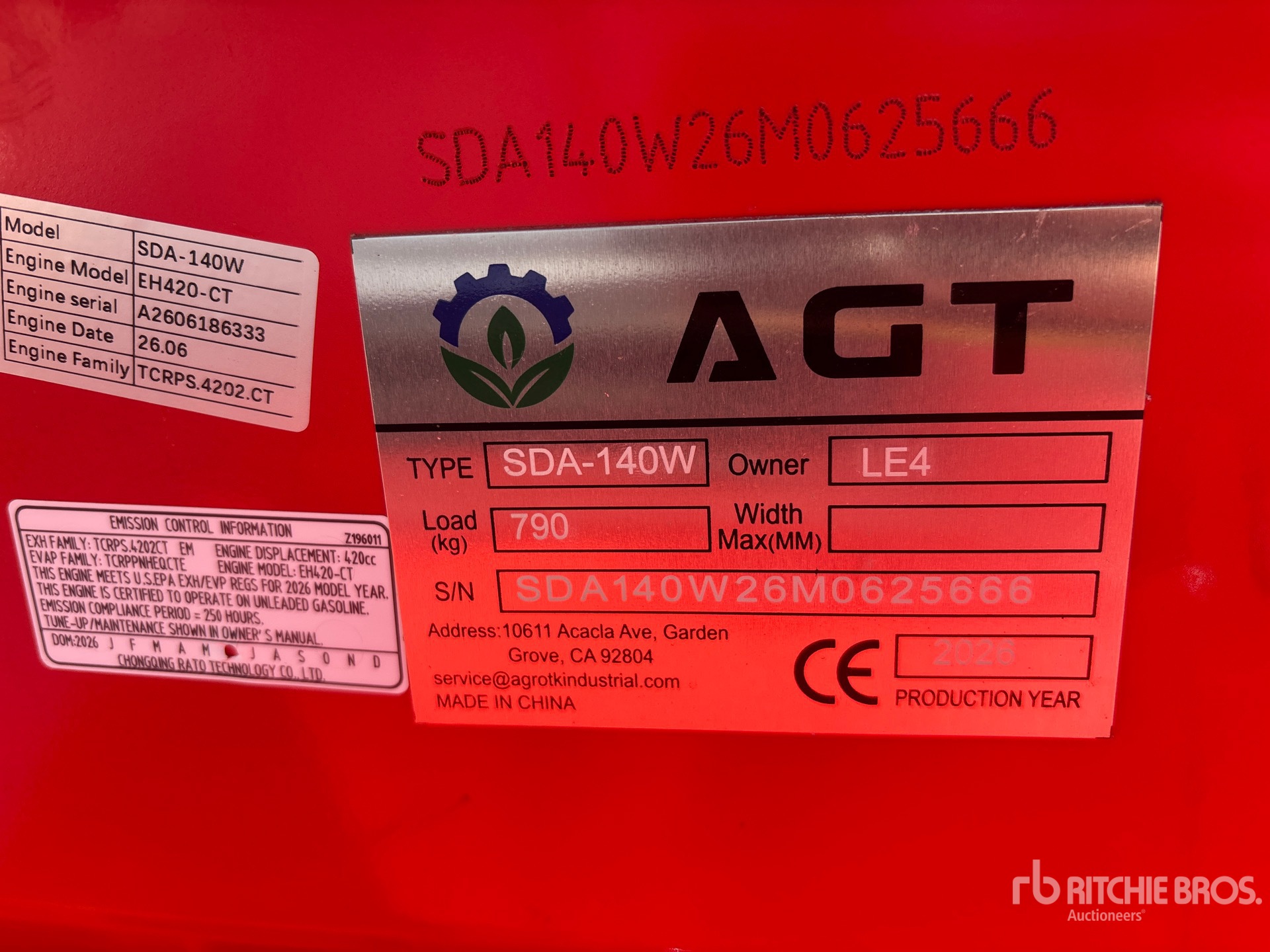 2026 AGT SDA-140W