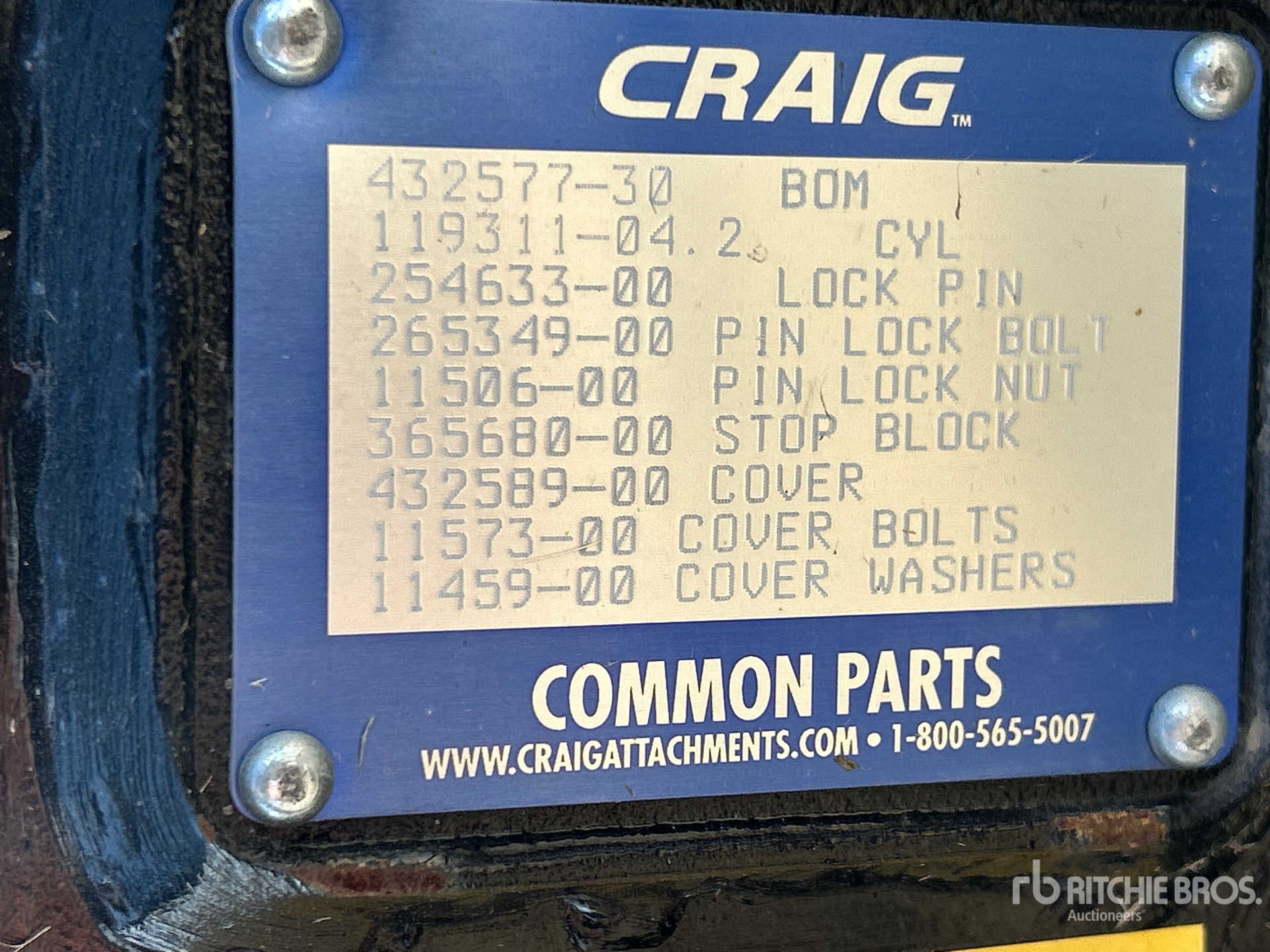 2025 Craig 47 IN HYDRAULIC - FITS JOHN DEE ...