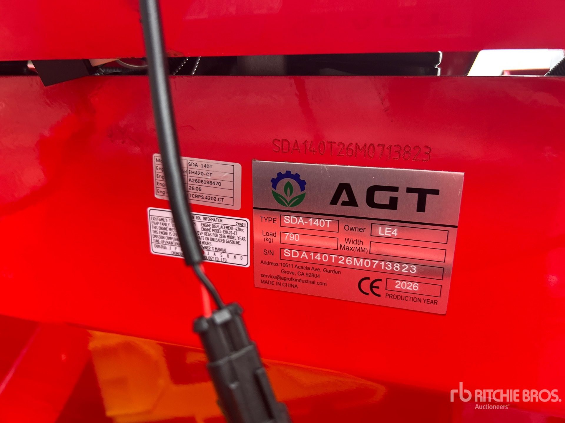 2026 AGT SDA140T