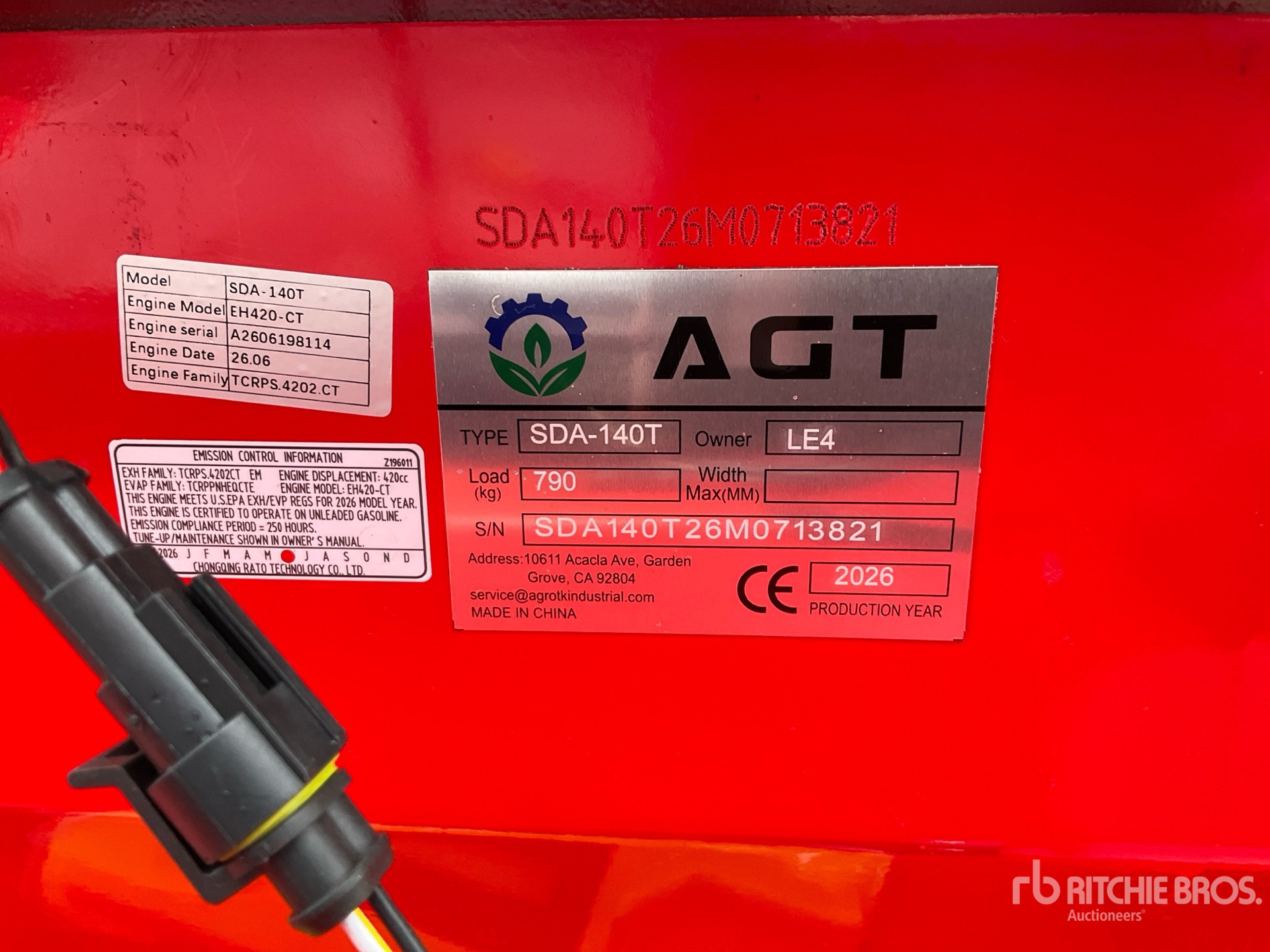 2026 AGT SDA140T