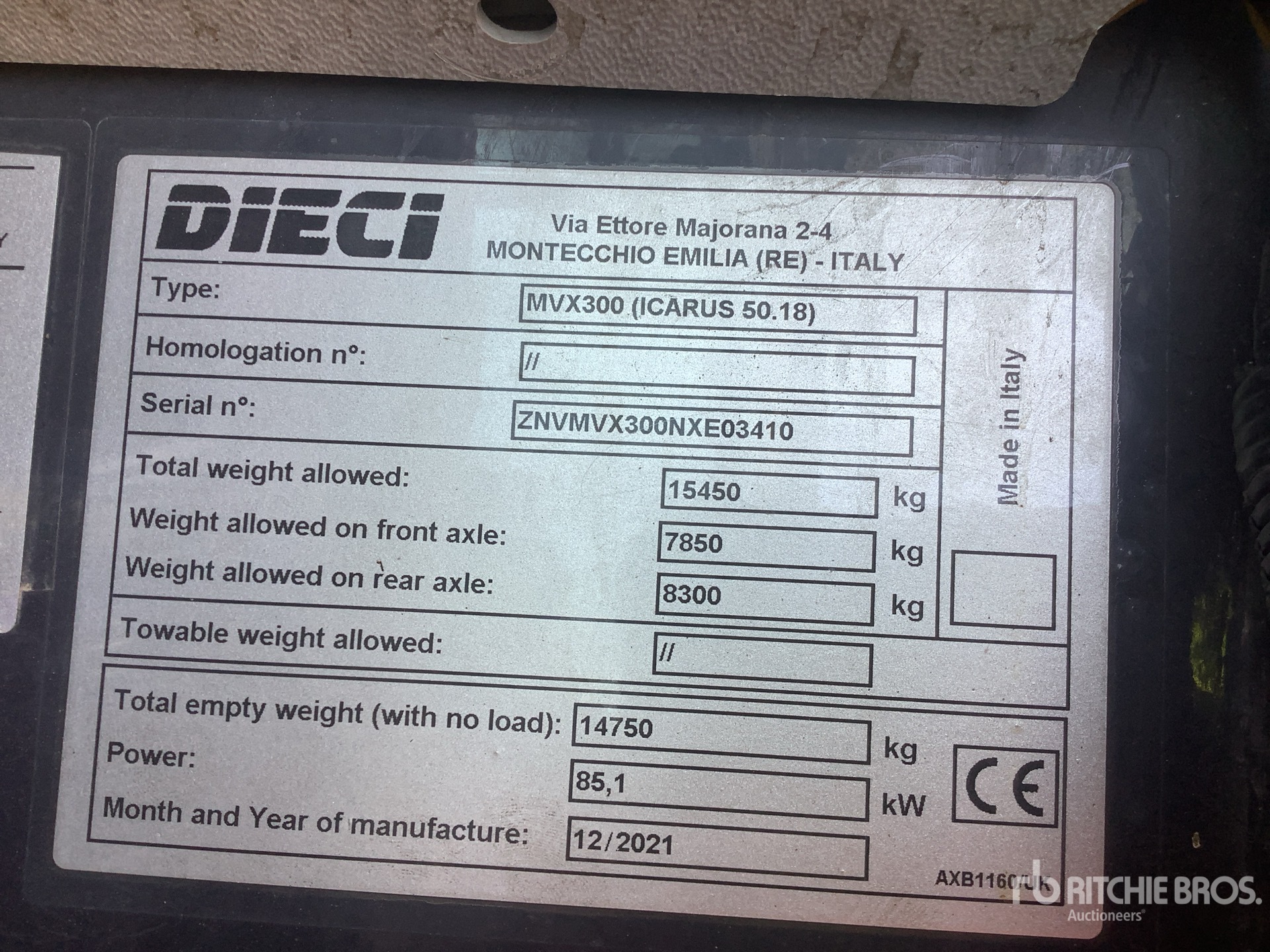 2021 Dieci ICARUS 50.18