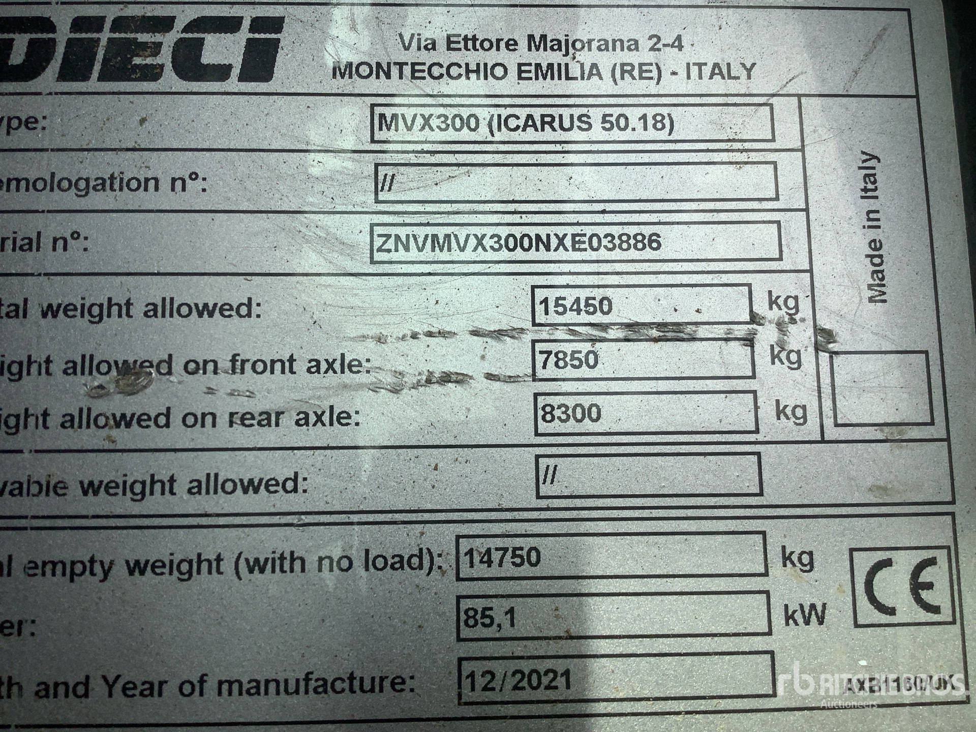 2021 Dieci ICARUS 50.18