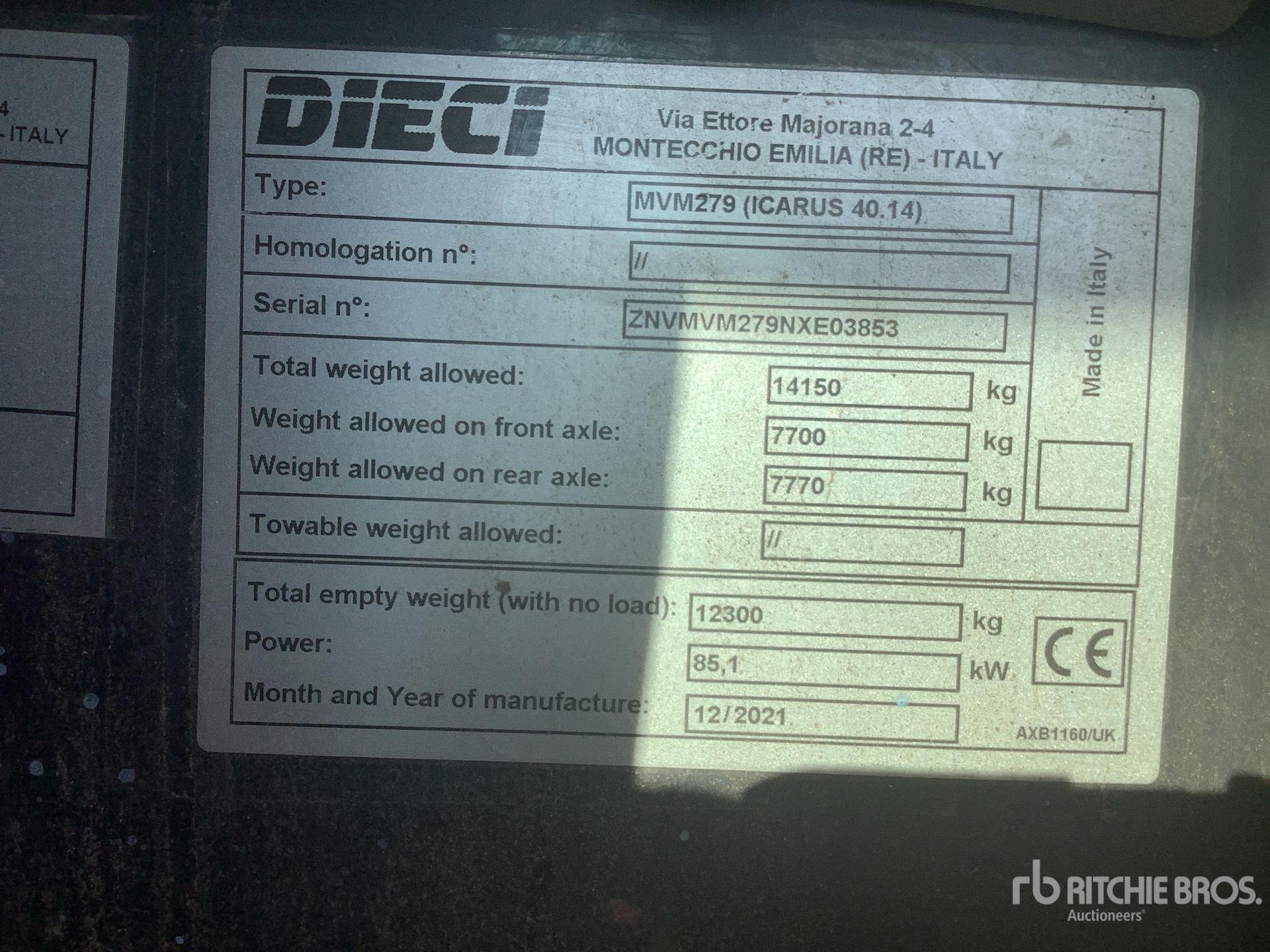 2021 Dieci ICARUS 40.14