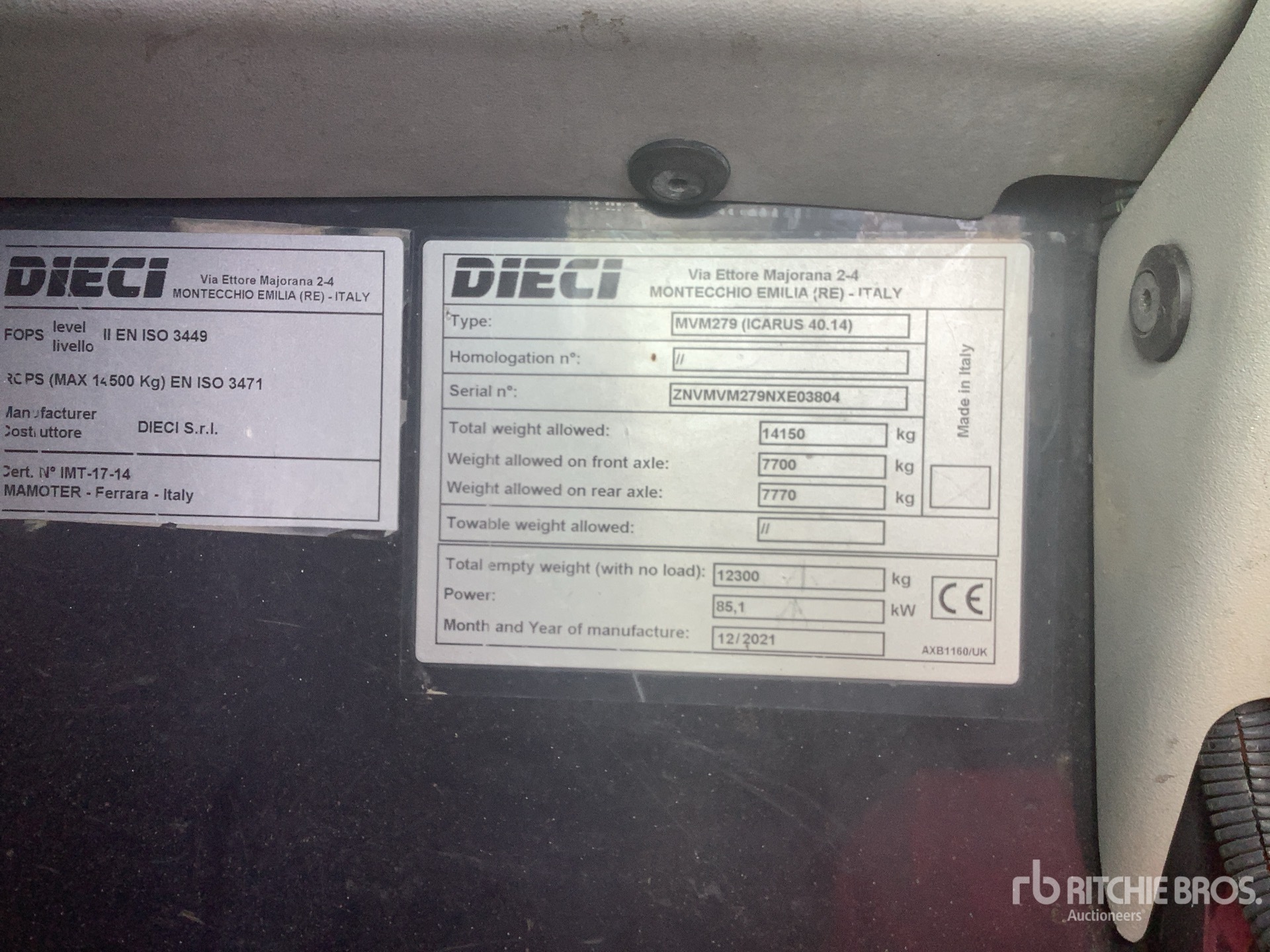 2021 Dieci ICARUS 40.14