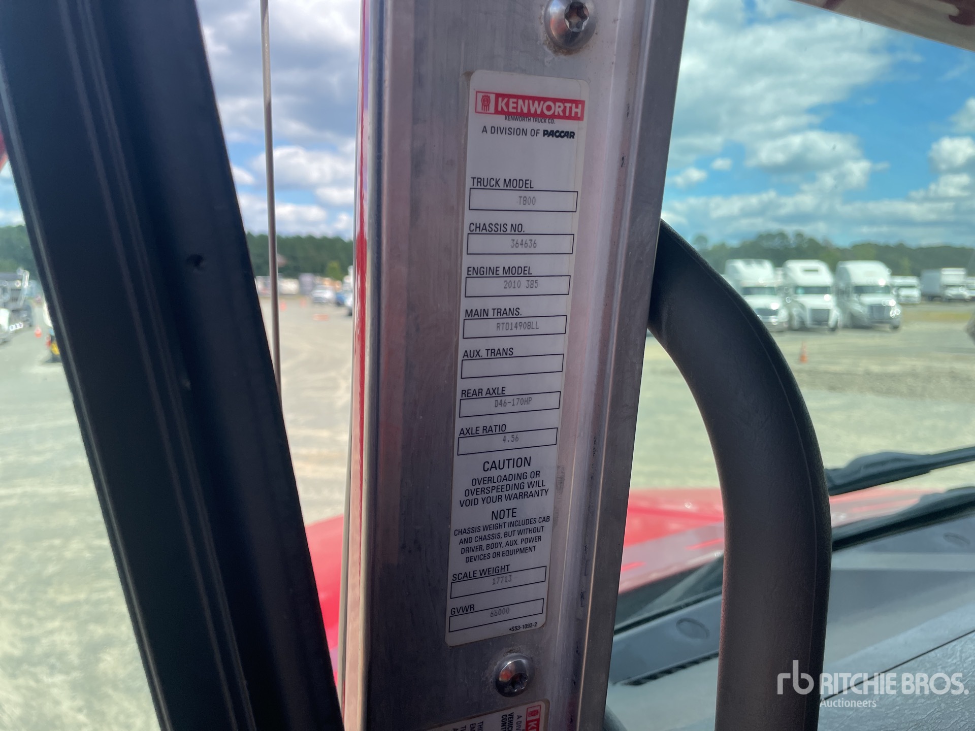 2013 Kenworth T800