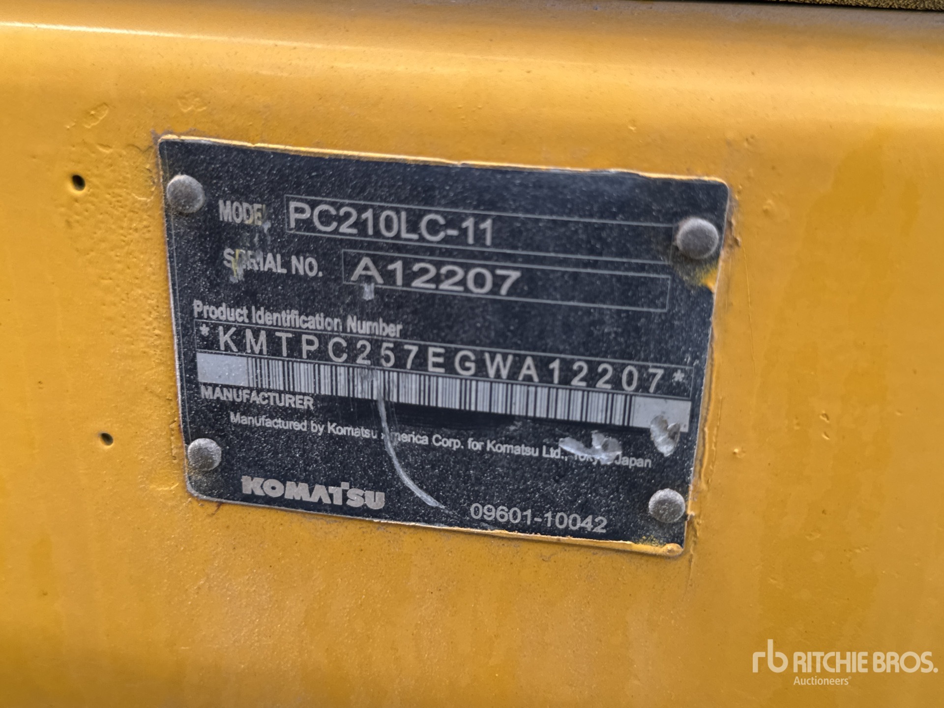 2017 Komatsu PC 210 LC 11