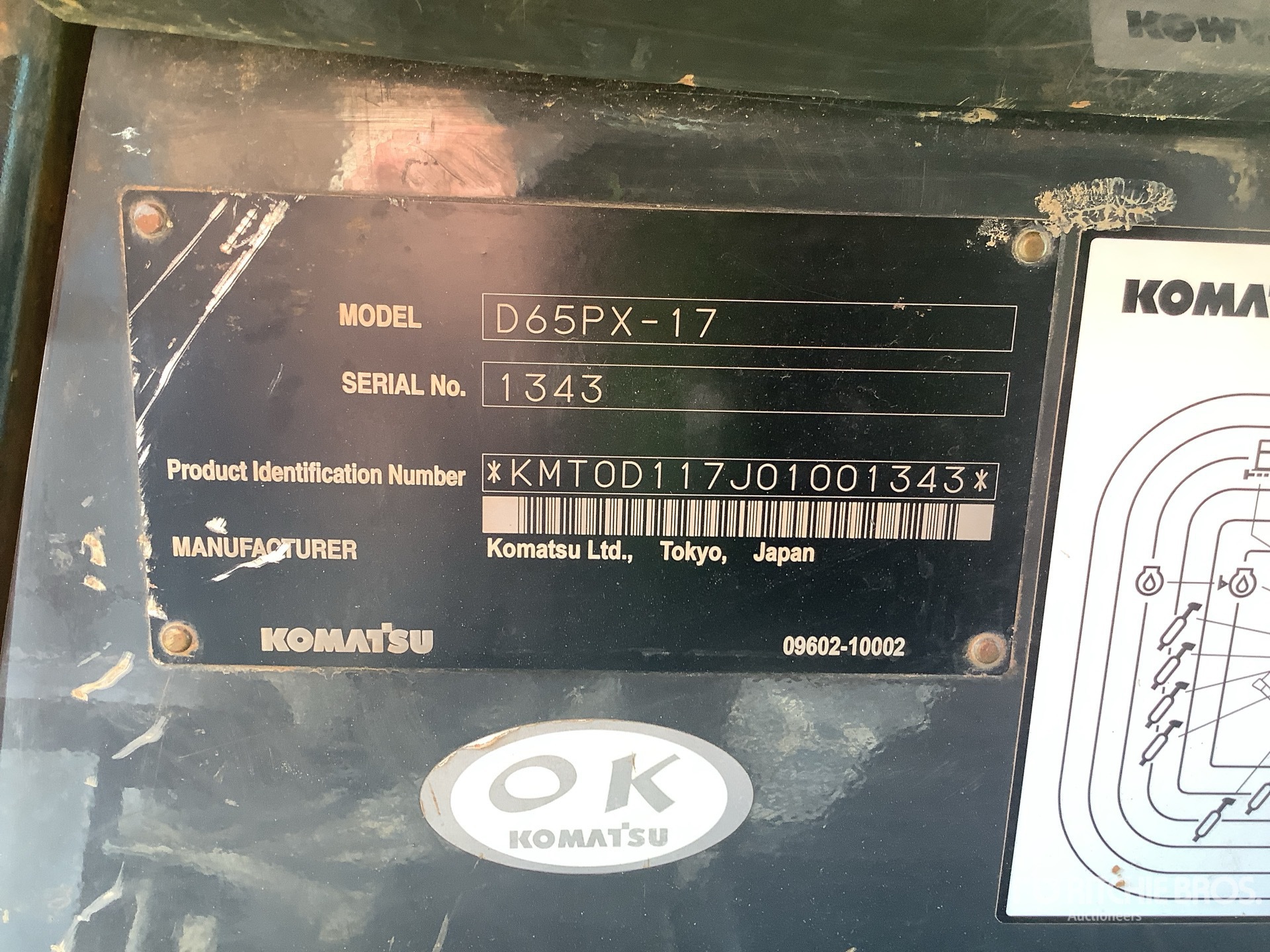 2012 Komatsu D65PX-17