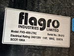 General Appearance with Unit Serial Number