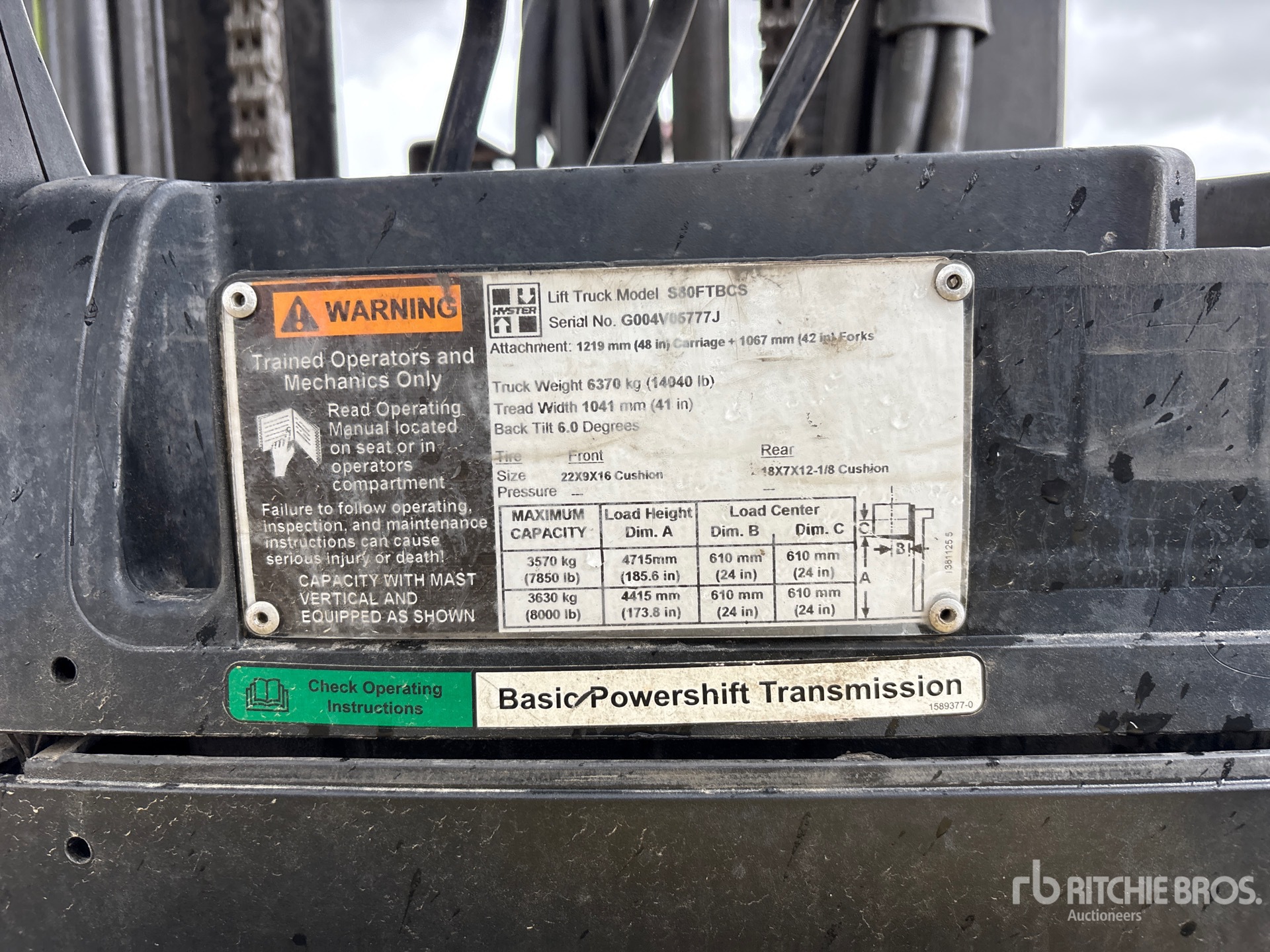 Hyster S80FTBCS