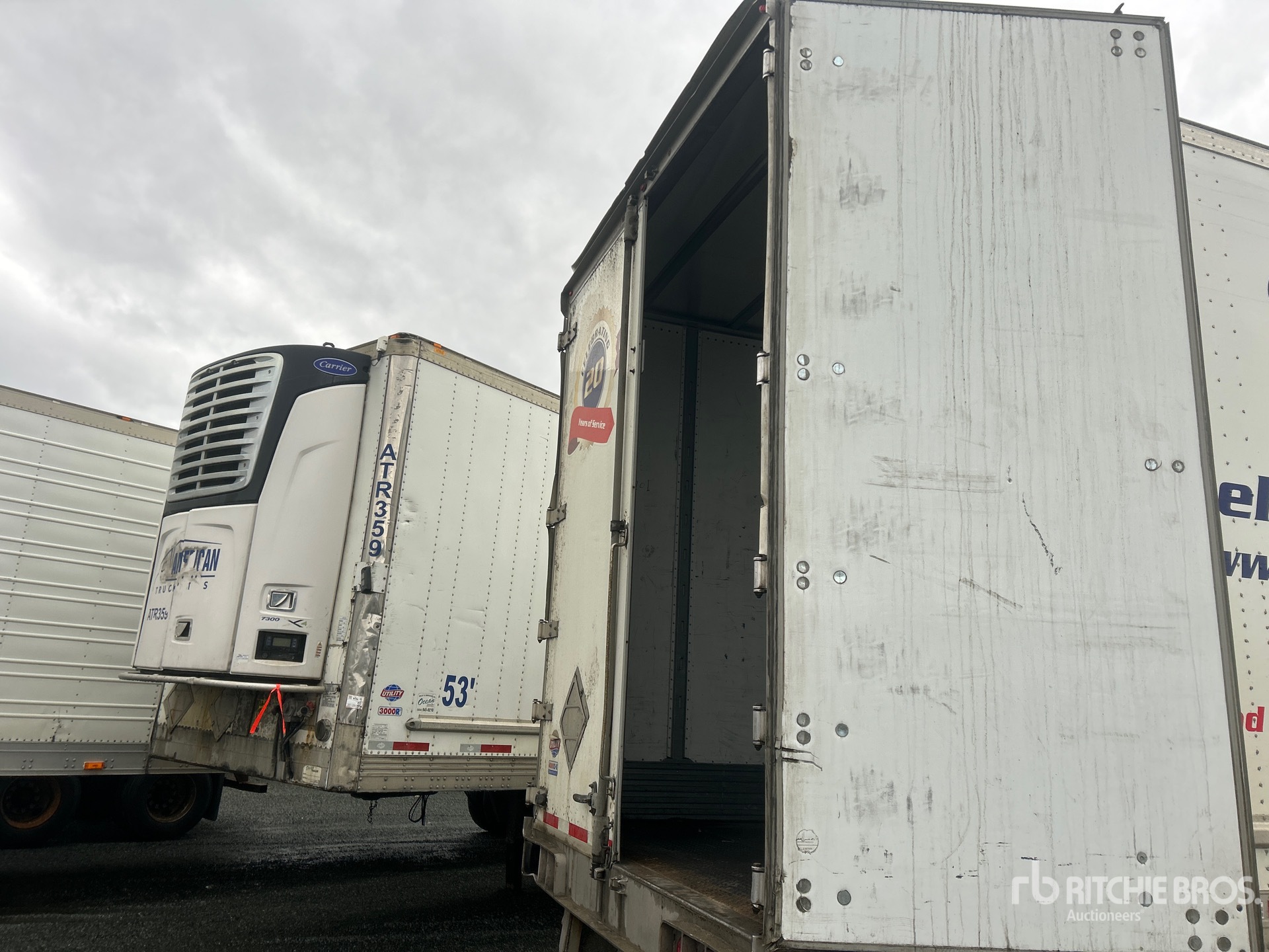 2019 Utility 53 ft x 102 in T/A