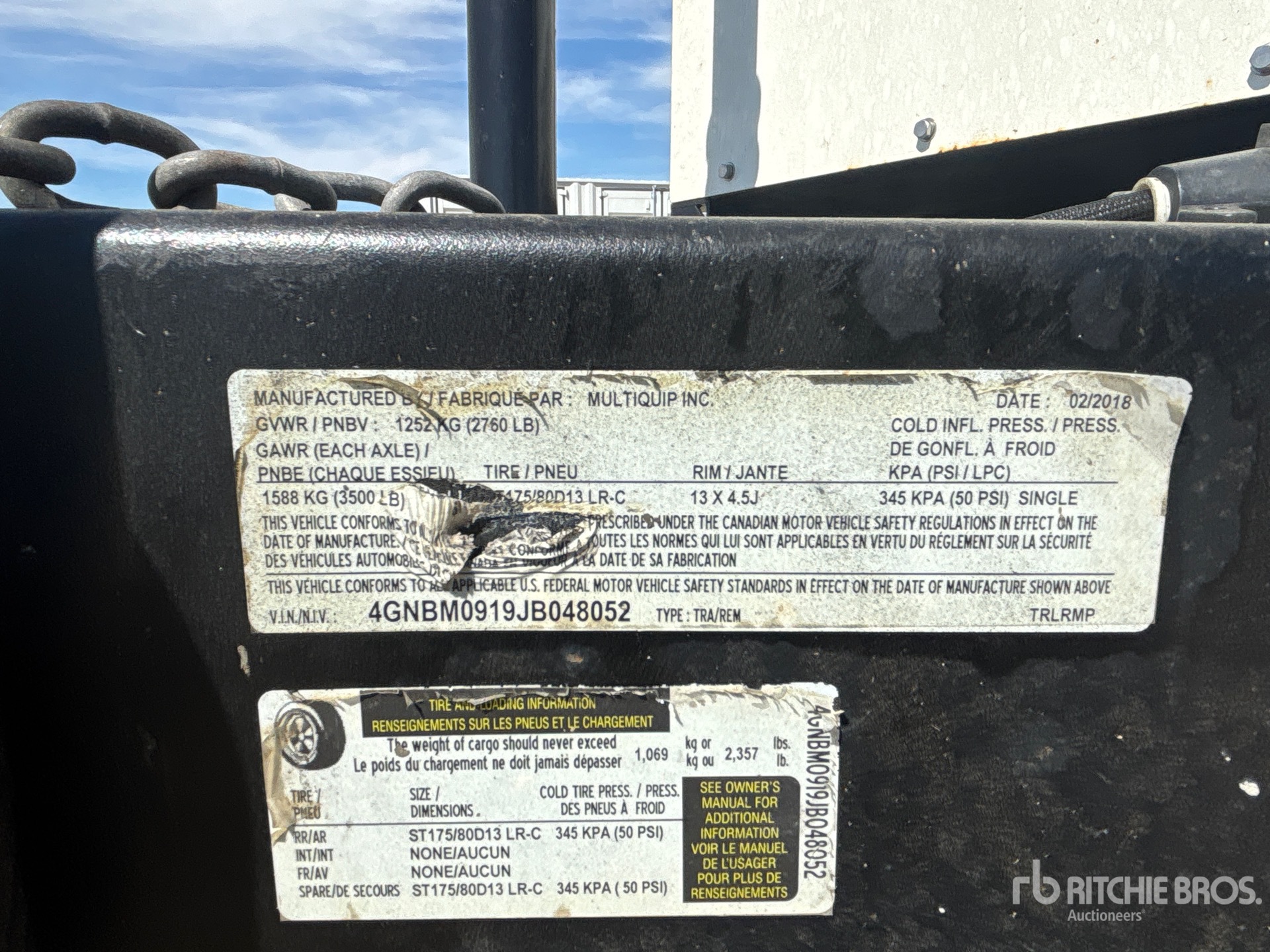 2018 Multiquip DCA-10SPXU4