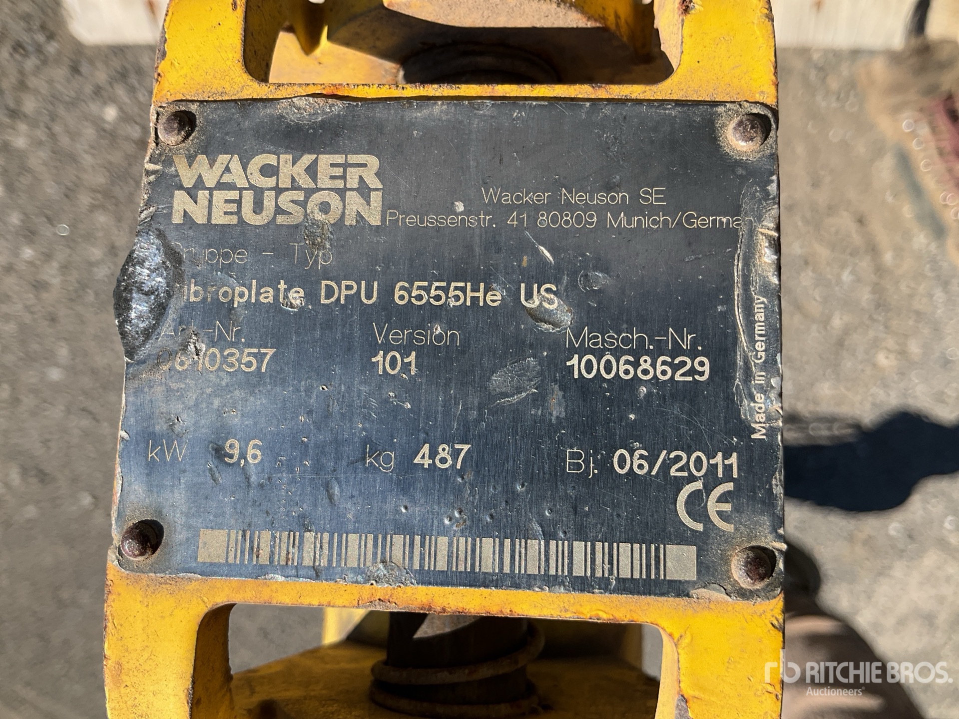 2011 Wacker Neuson DPU6555