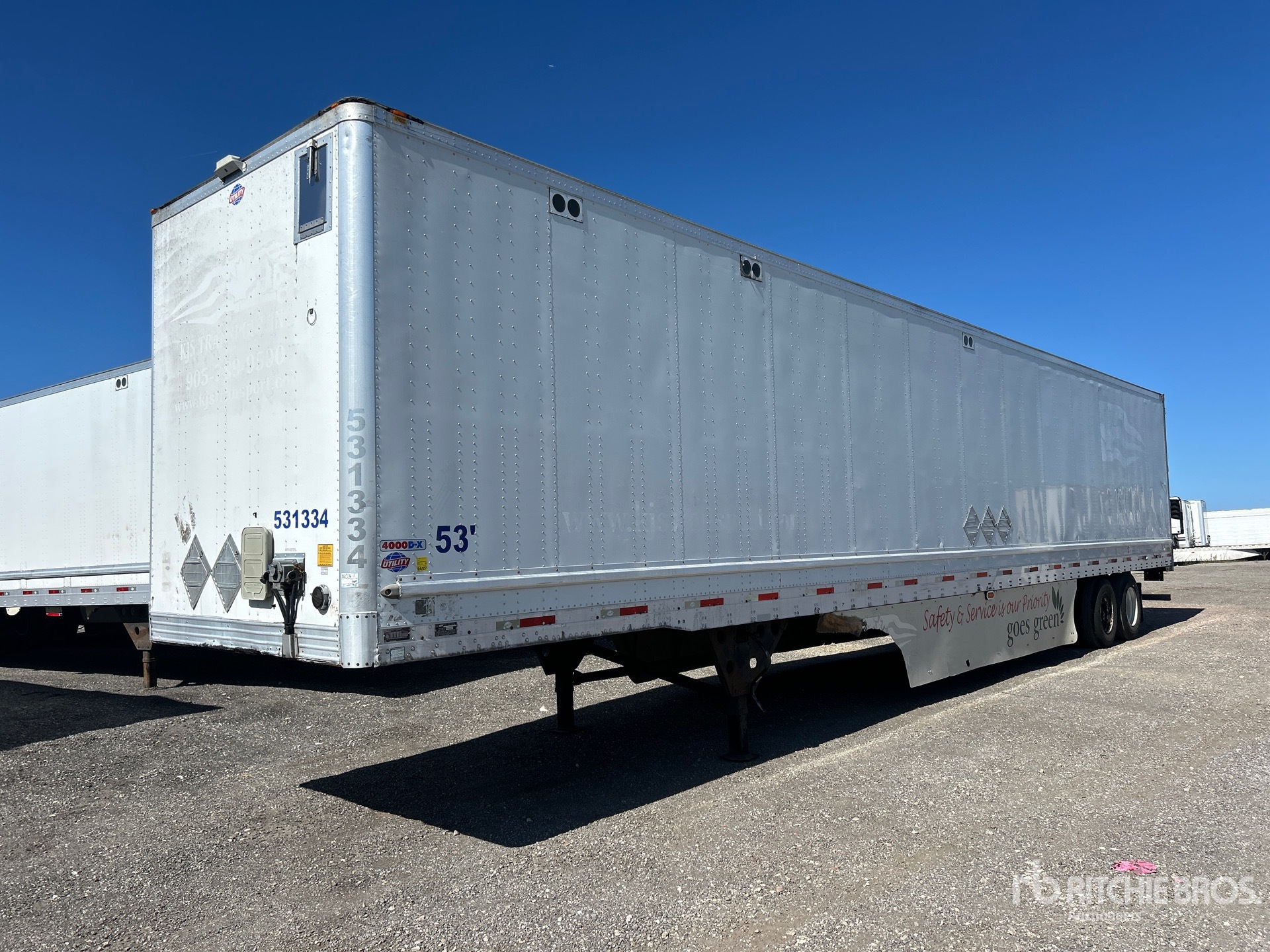 2012 Utility 53 ft x 102 in T/A