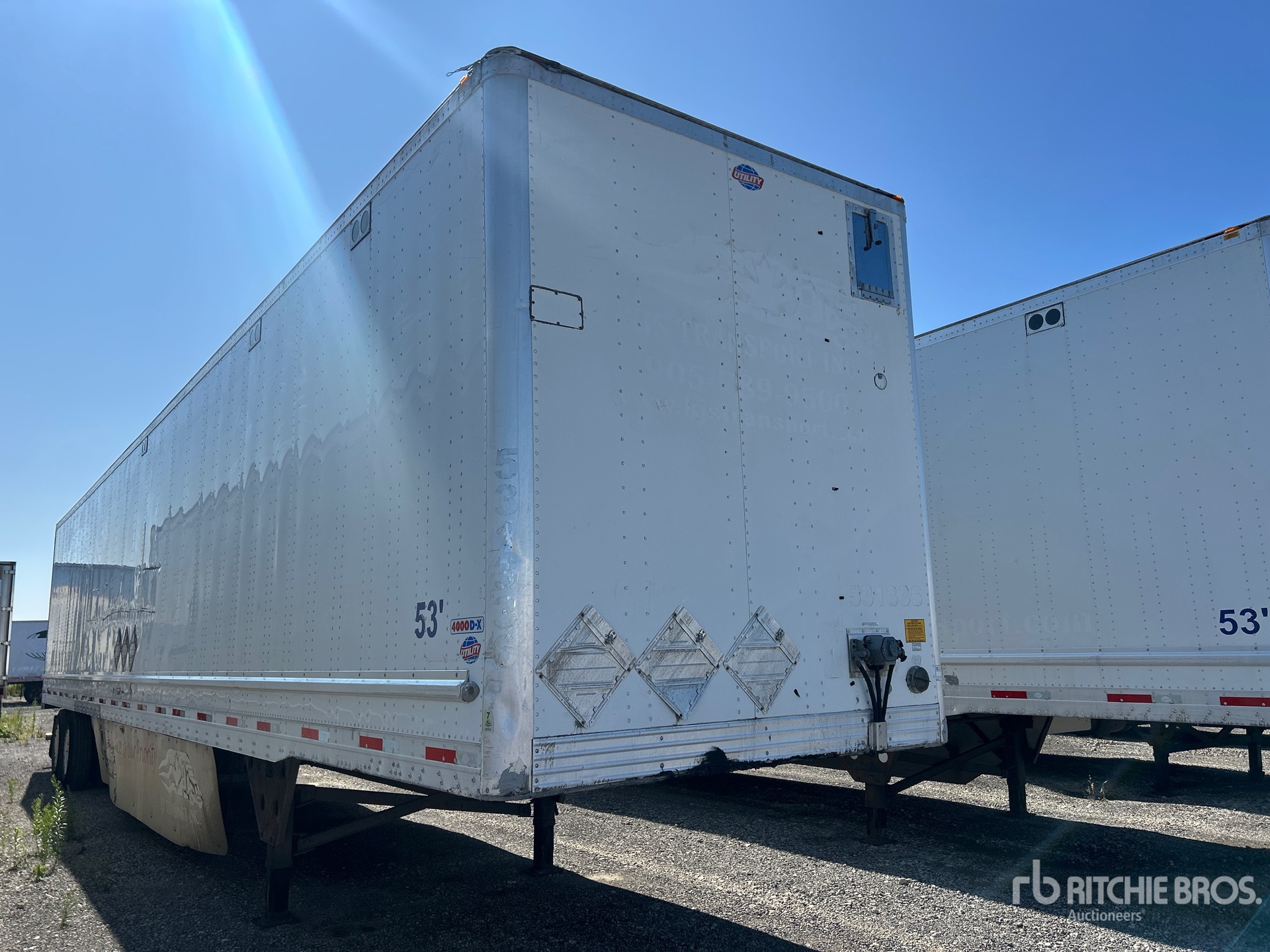 2012 Utility 53 ft x 102 in T/A