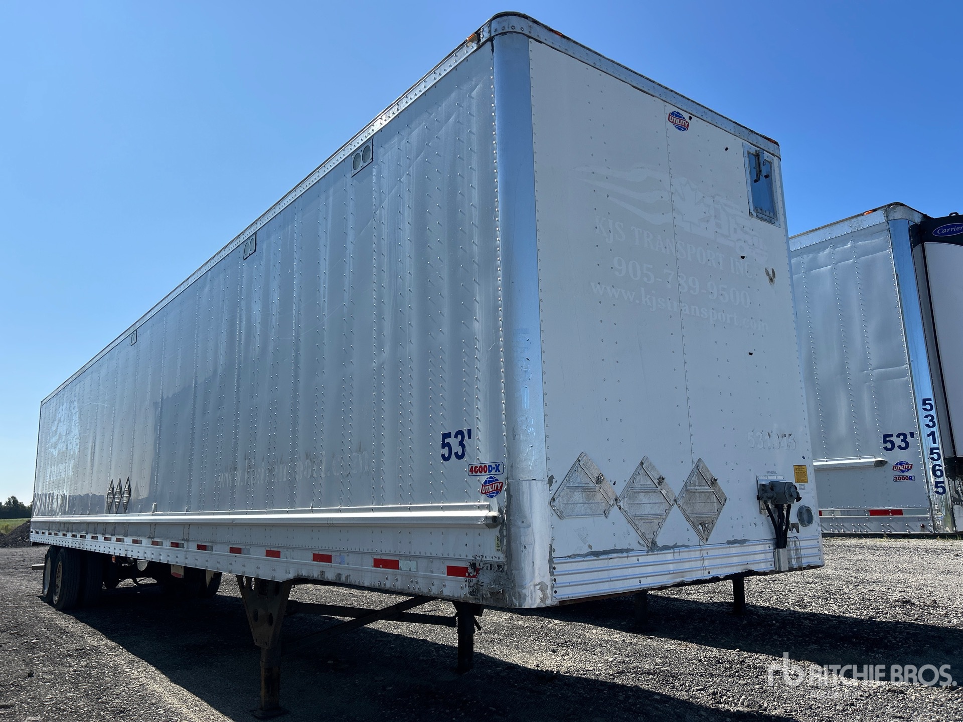 2012 Utility 53 ft x 102 in T/A