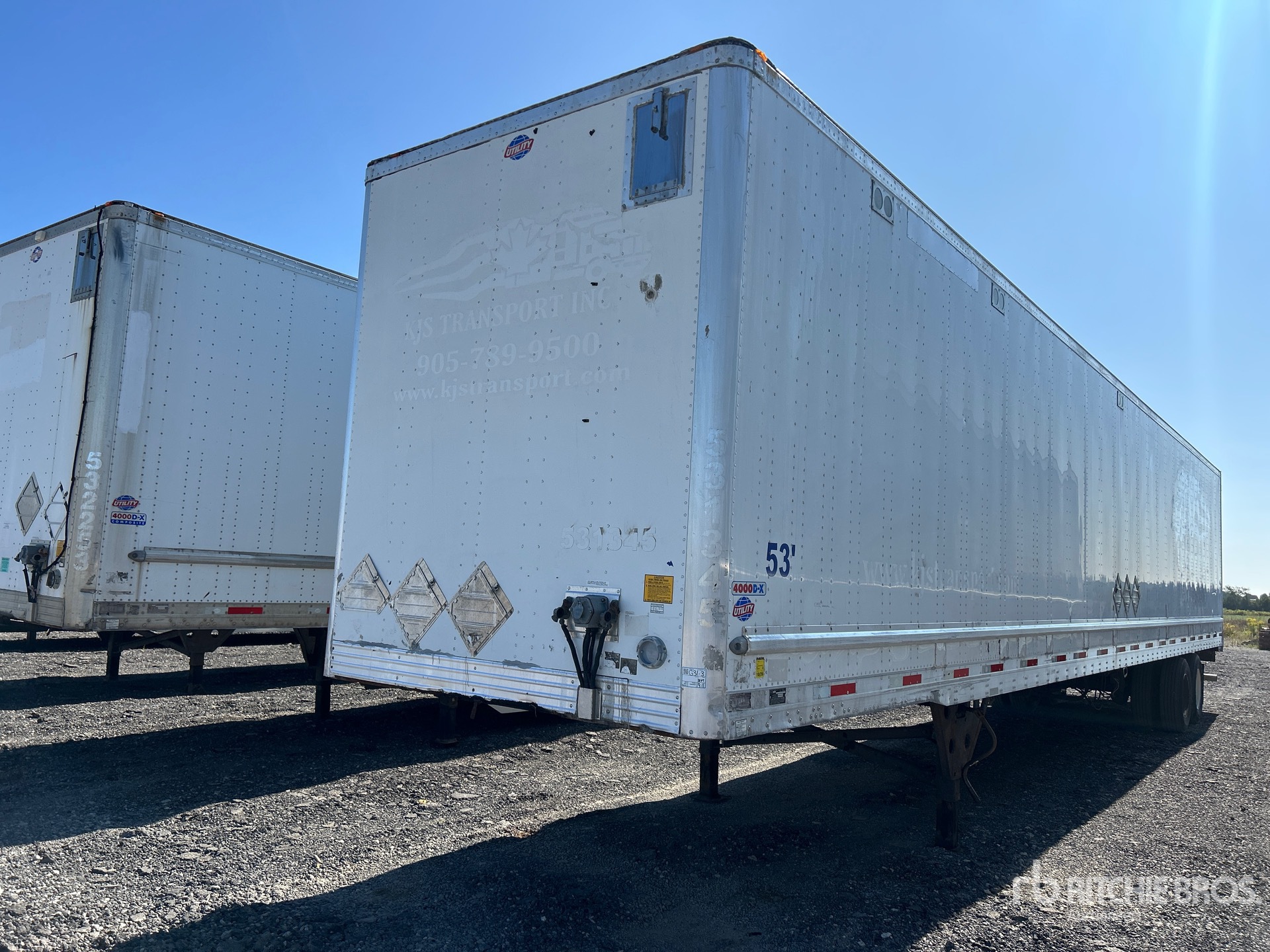2012 Utility 53 ft x 102 in T/A