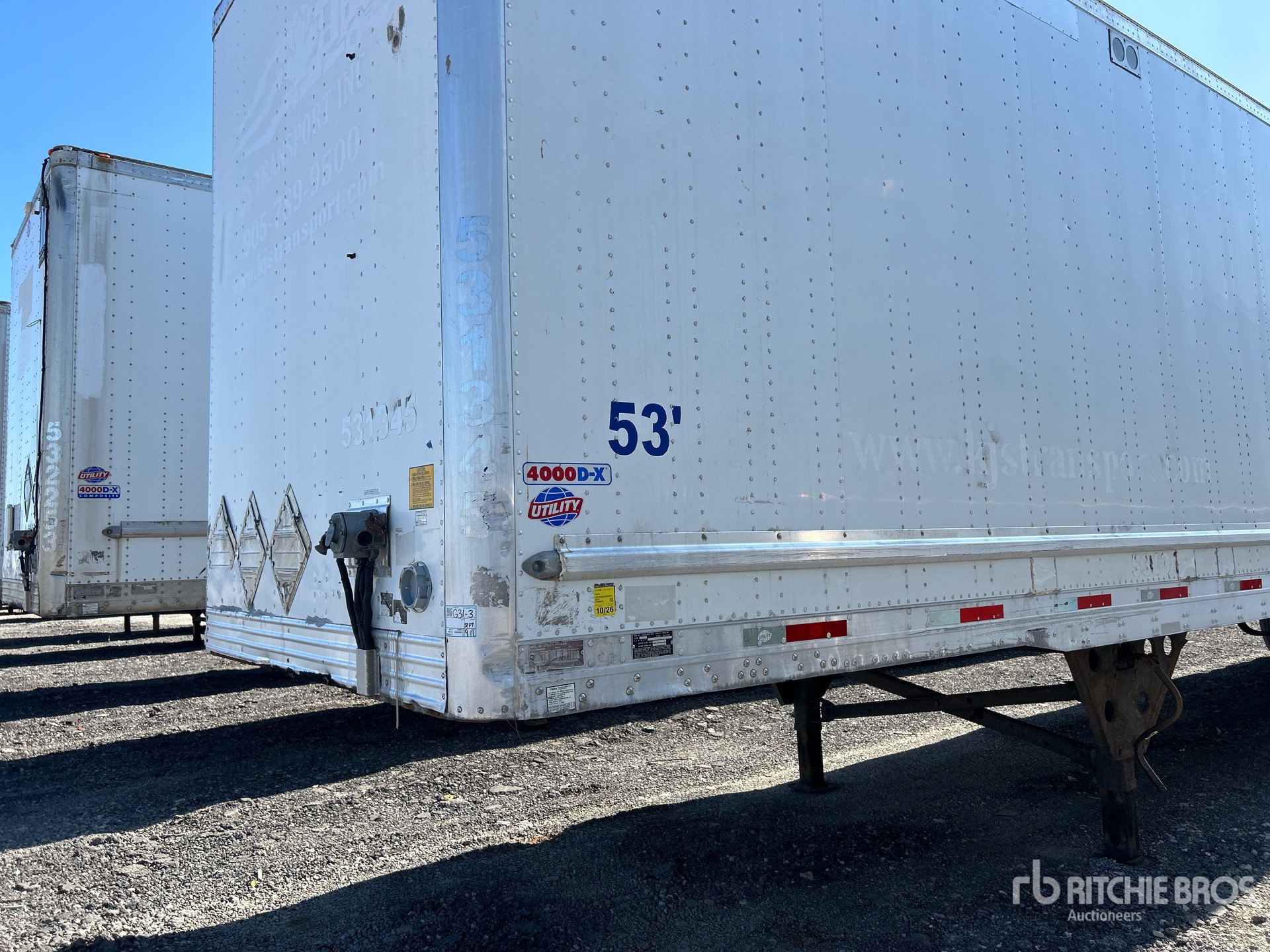 2012 Utility 53 ft x 102 in T/A