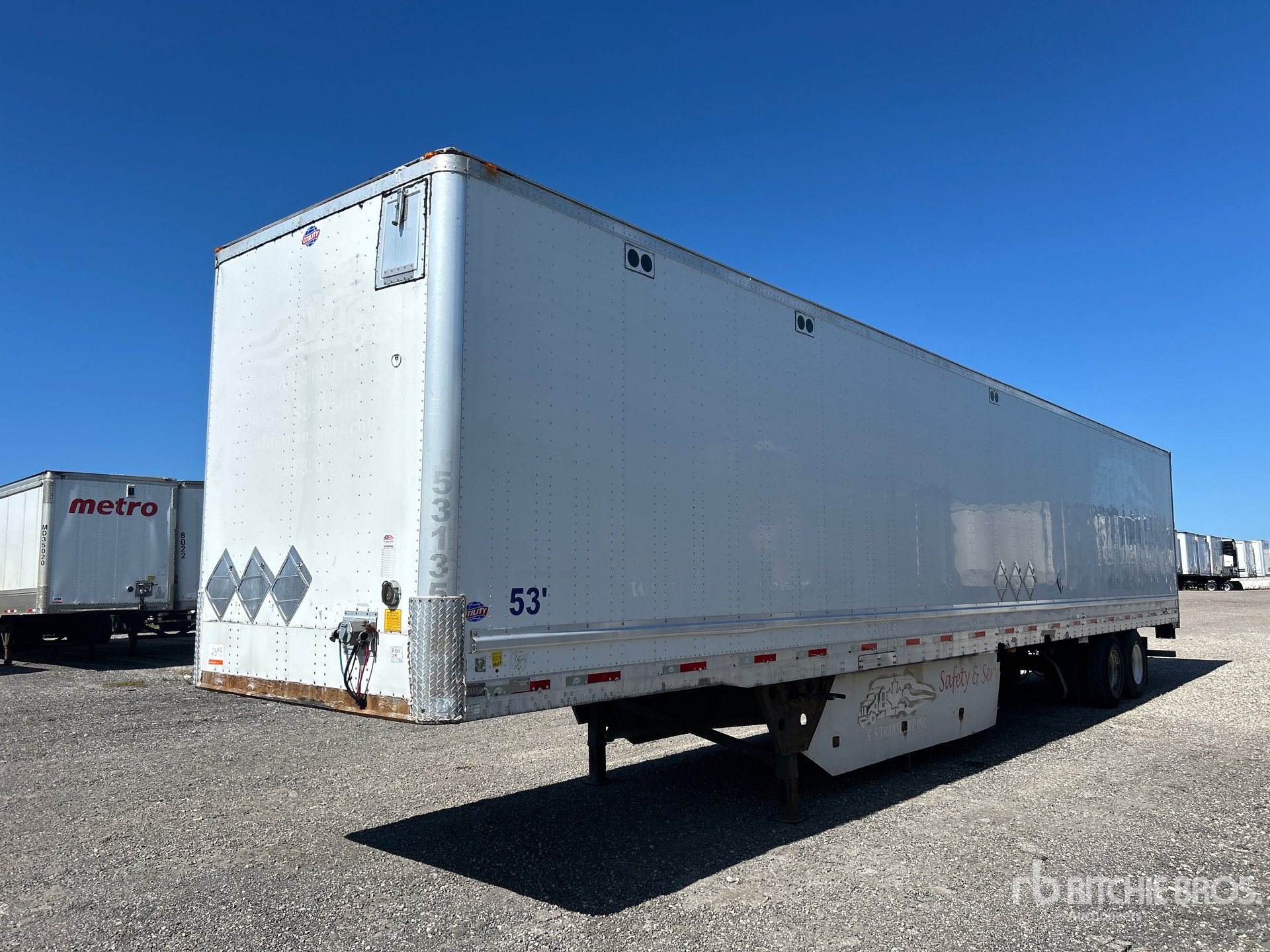 2013 Utility 53 ft x 102 in T/A