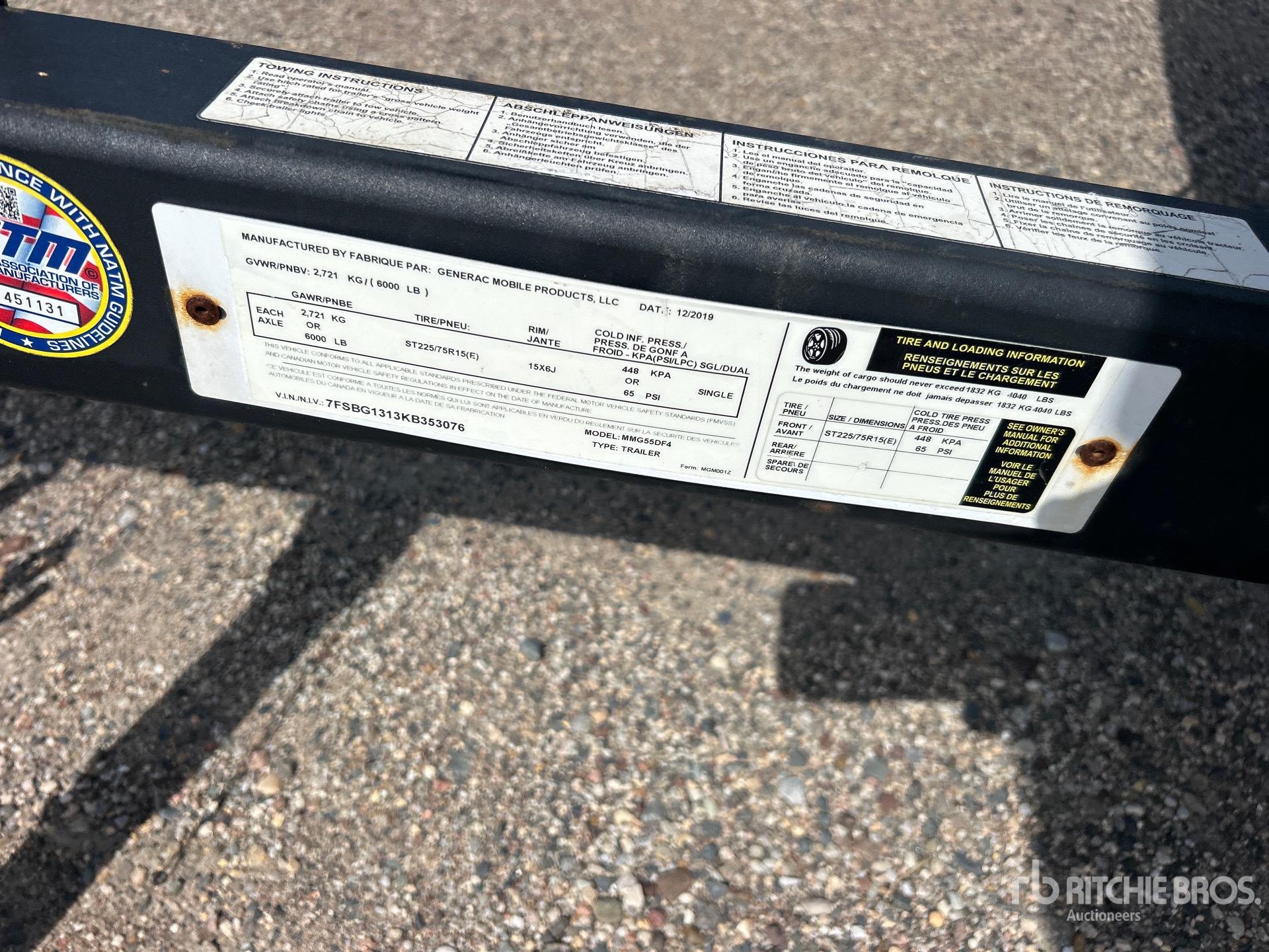 2019 Generac 44 KW MOBILE