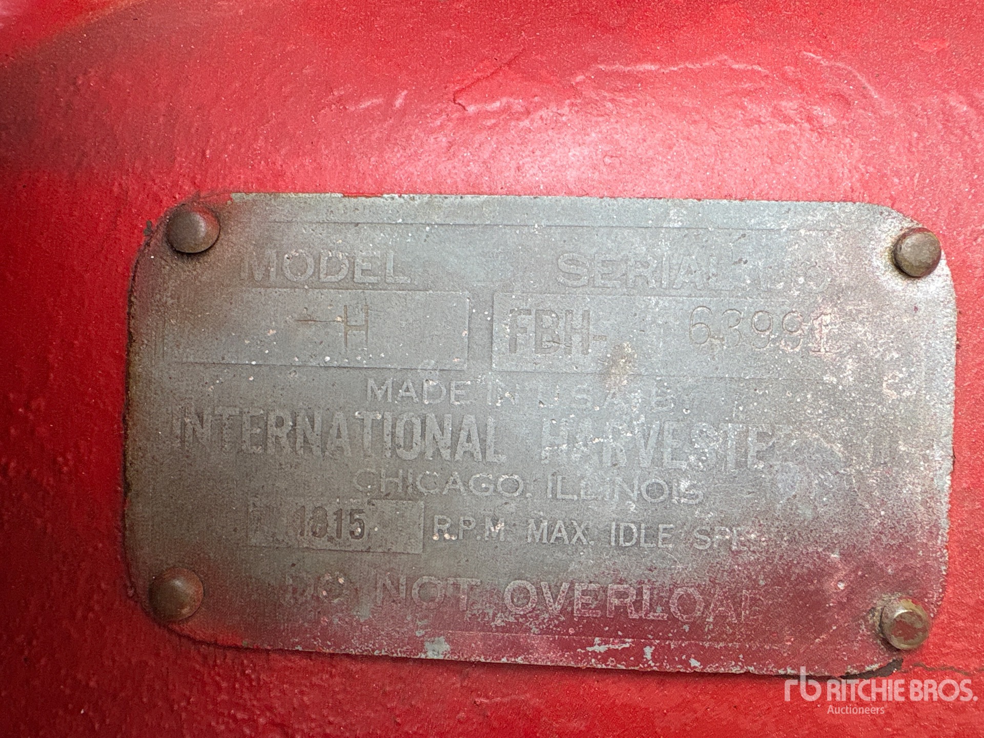 Photo of International Harvester MODEL H