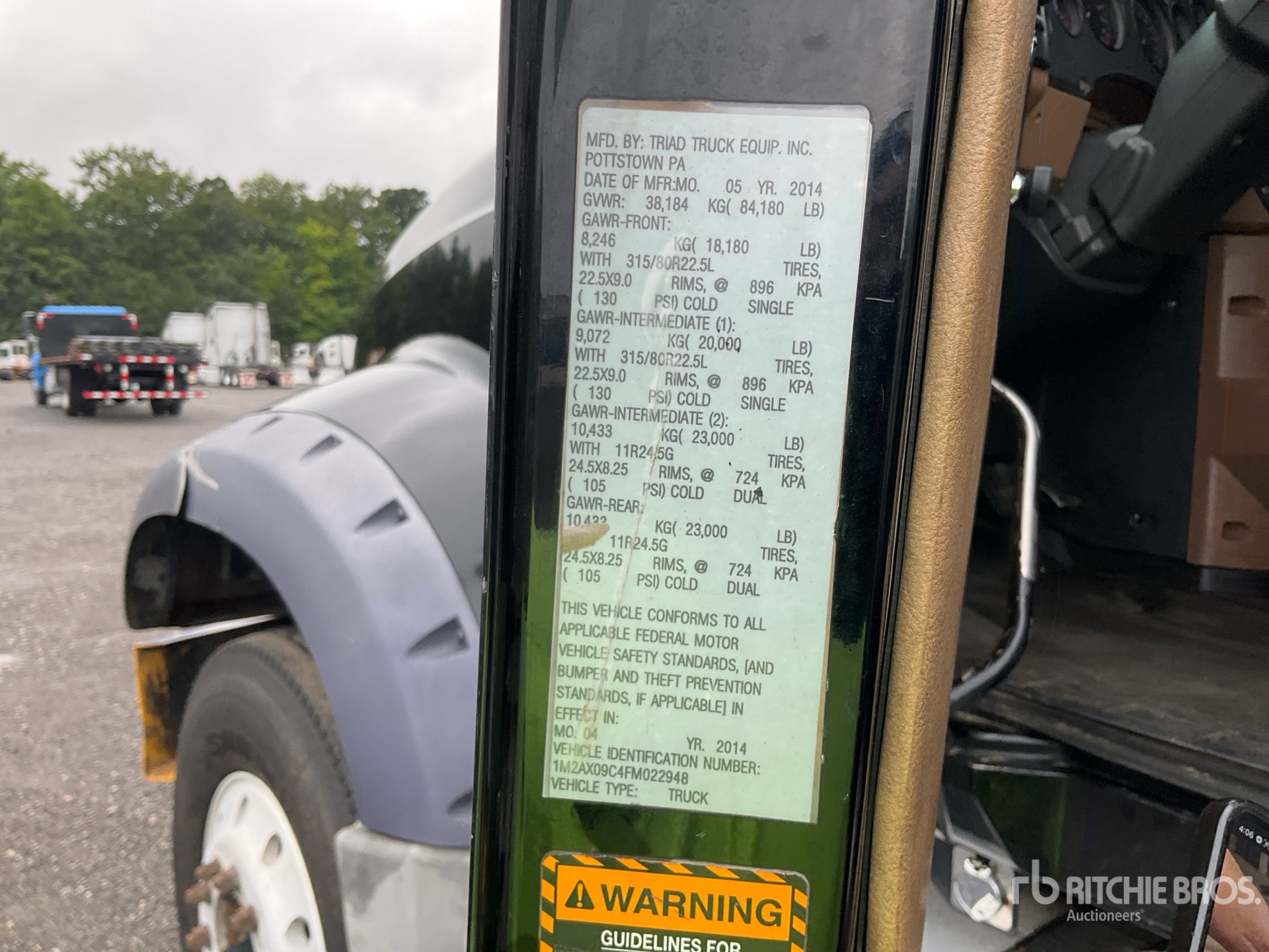 2015 Mack GU713 GRANITE