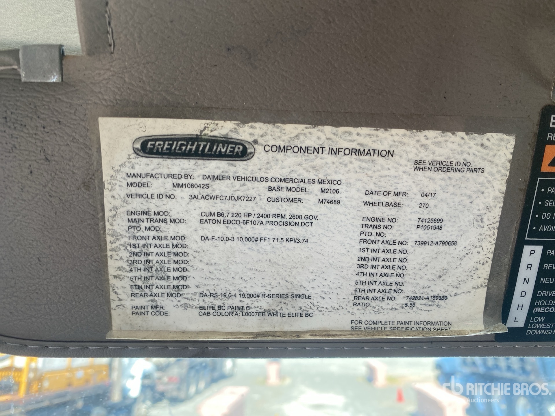 2018 Freightliner M2 106