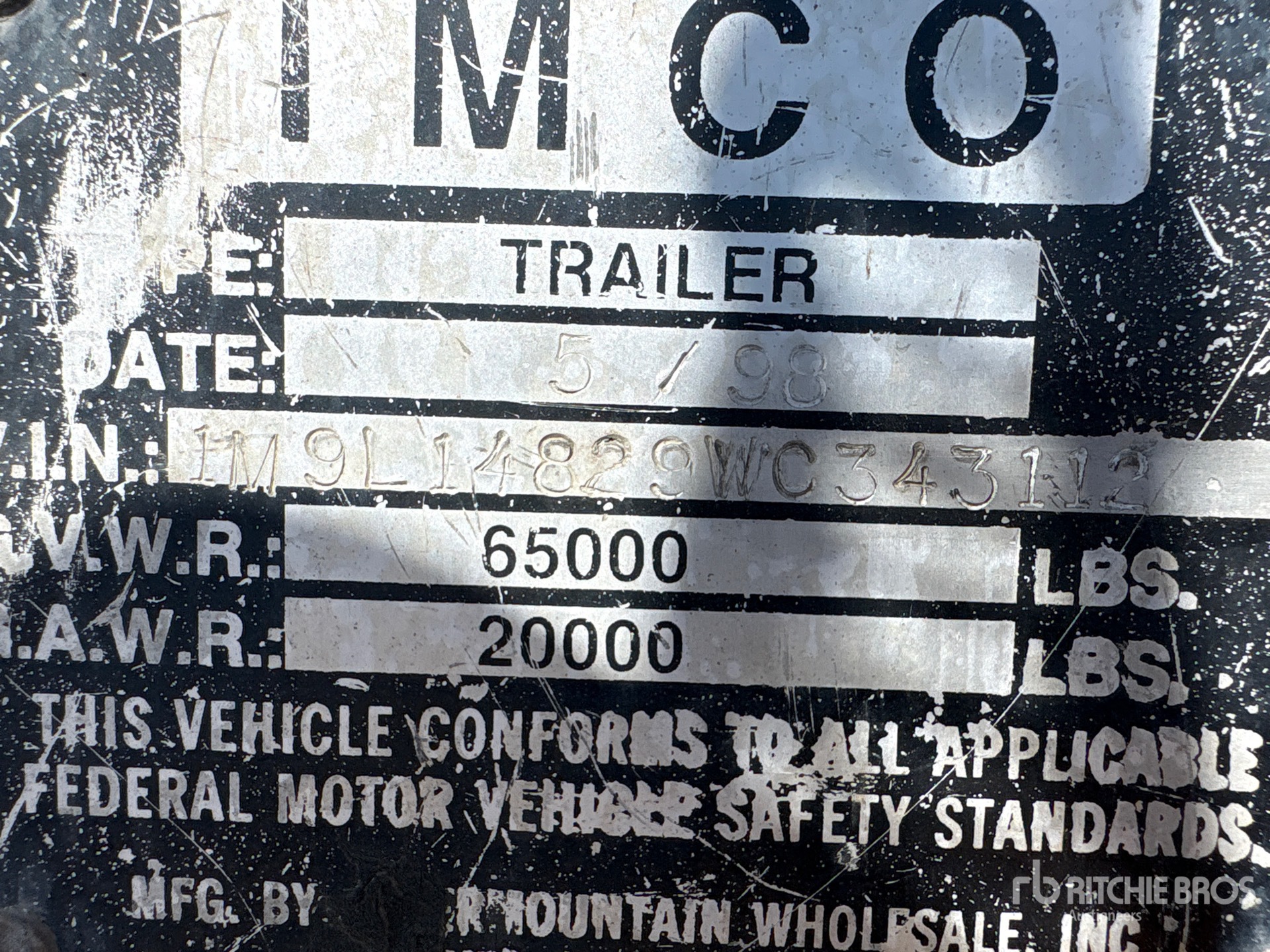 2005 Imco 48 FT T/A