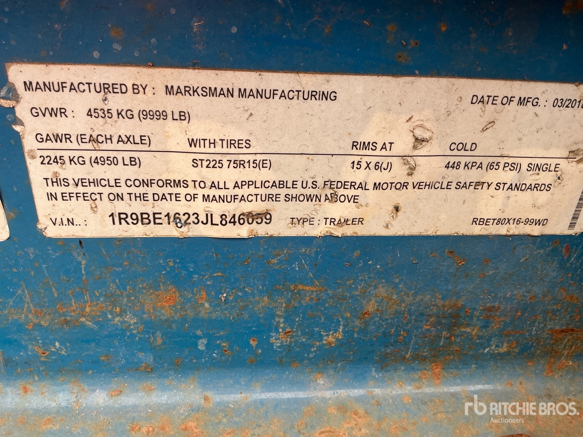 2018 Marksman RBET80X1699