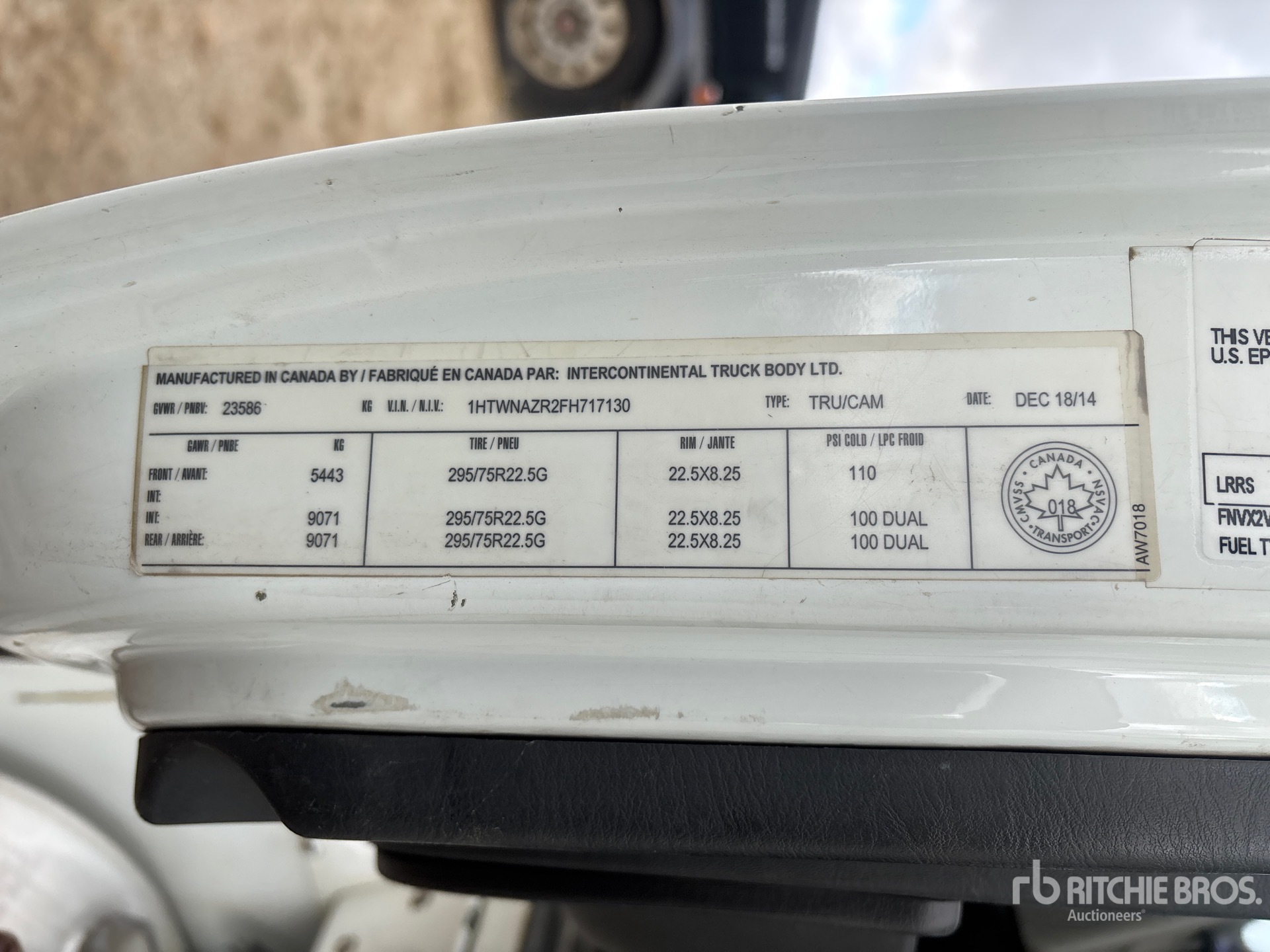 2015 International 7500
