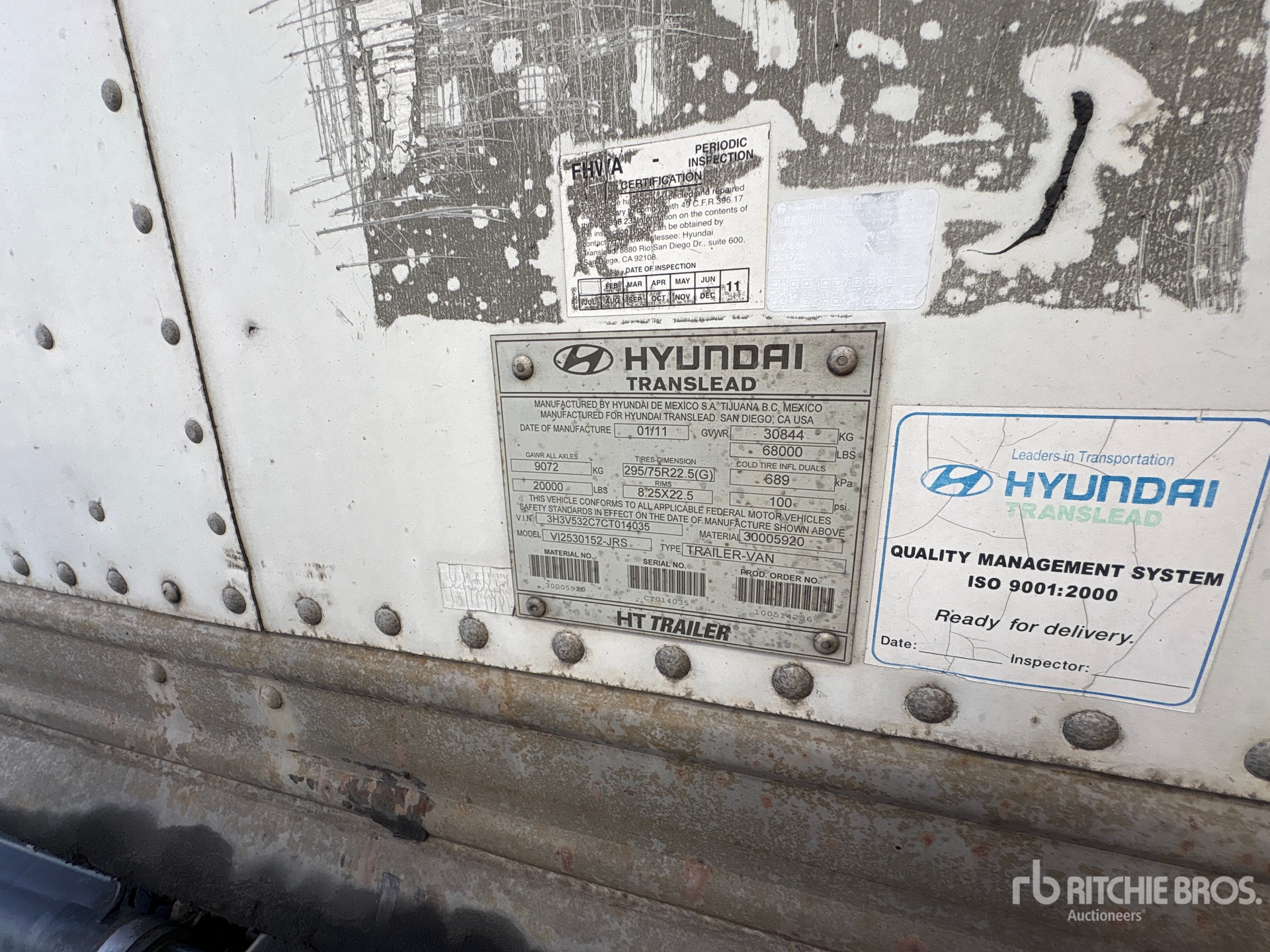 2012 Hyundai VI2530152-JRS