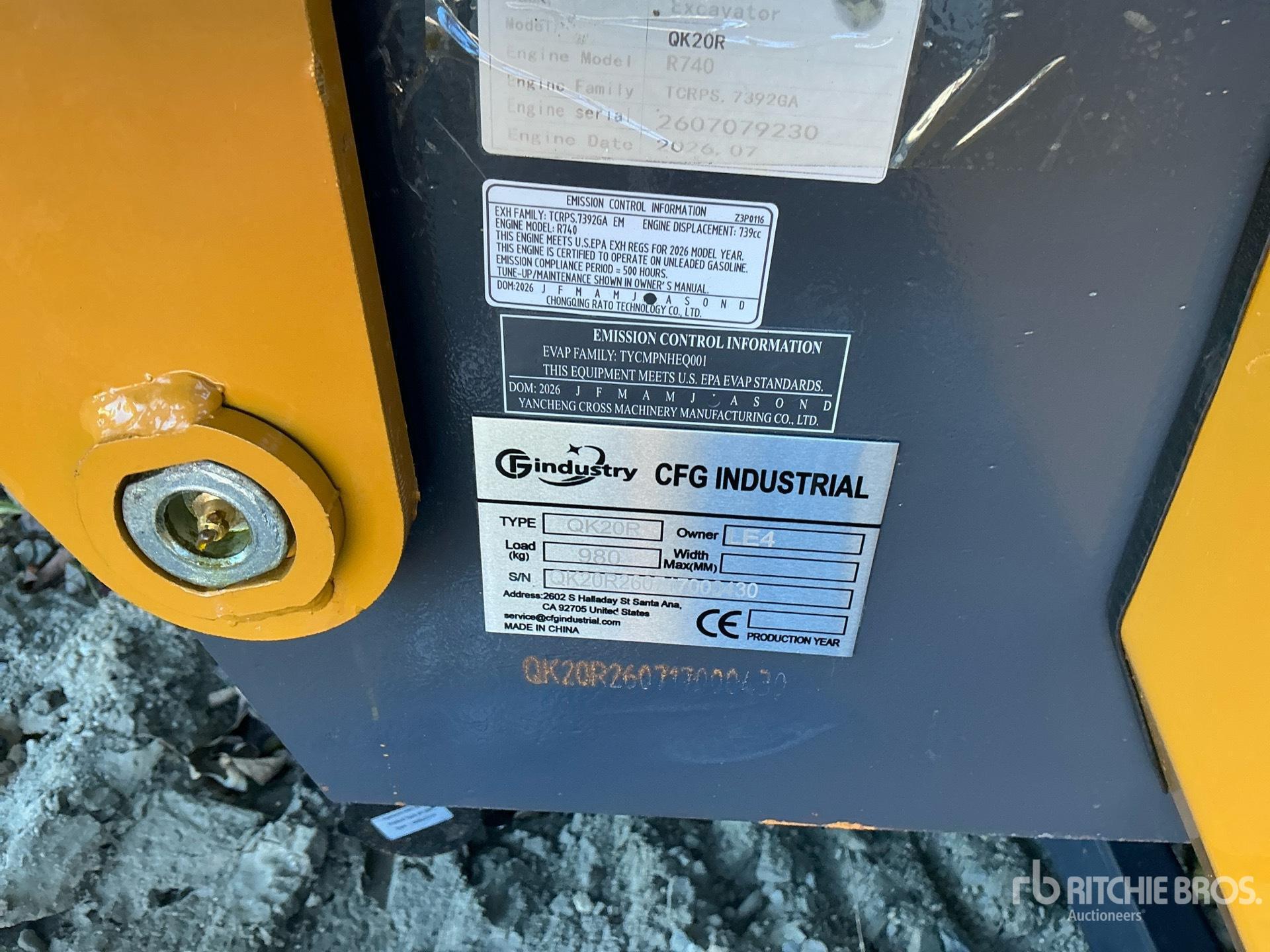 2026 CFG QK20R