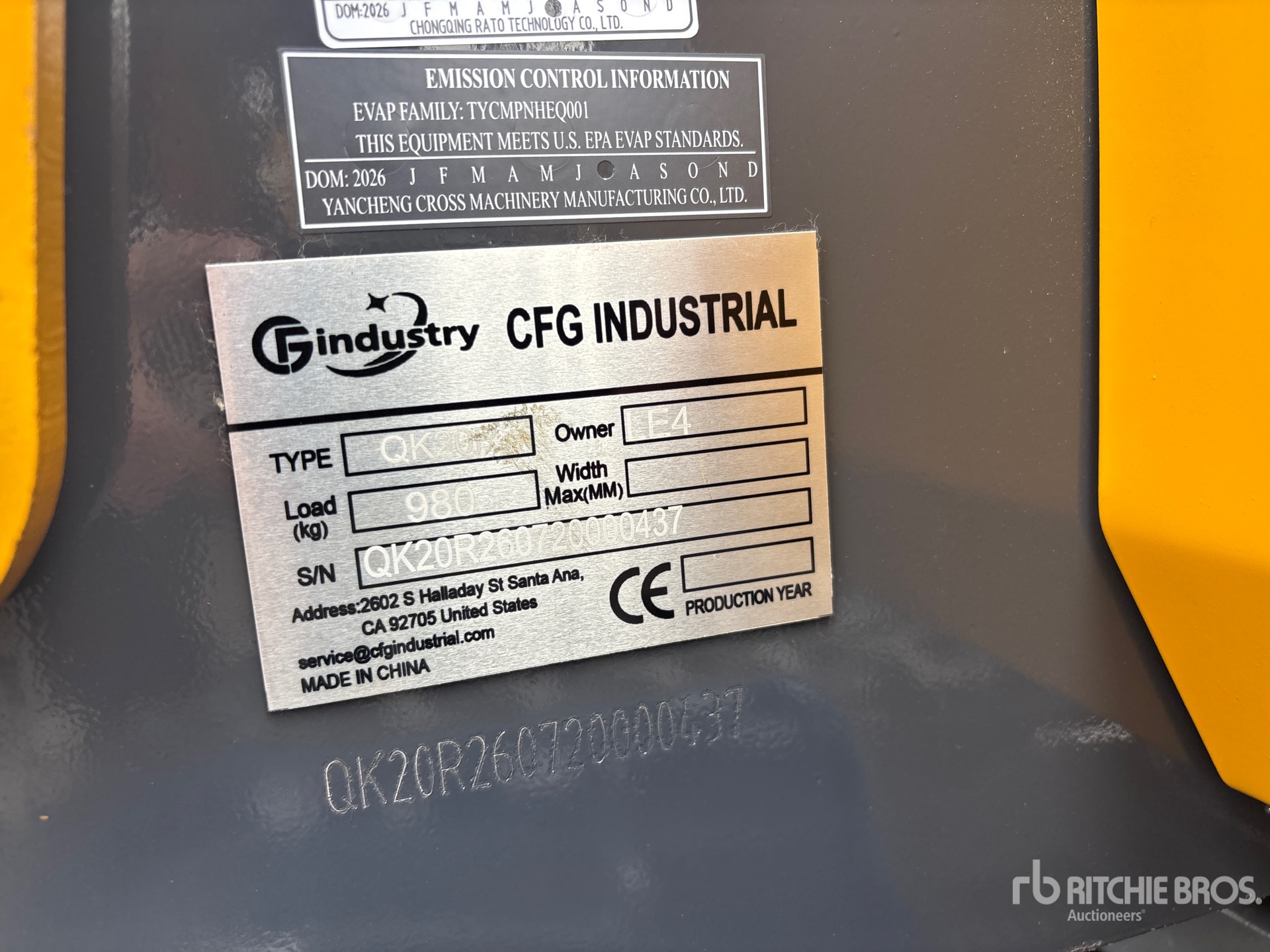 2026 CFG QK20R