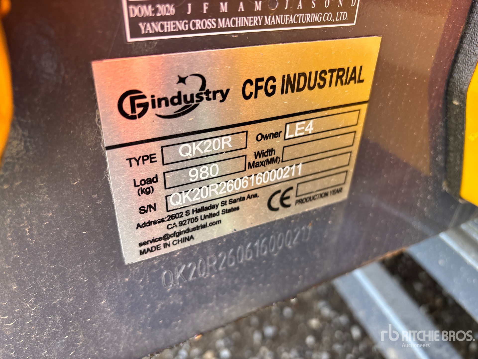 2026 CFG QK20R