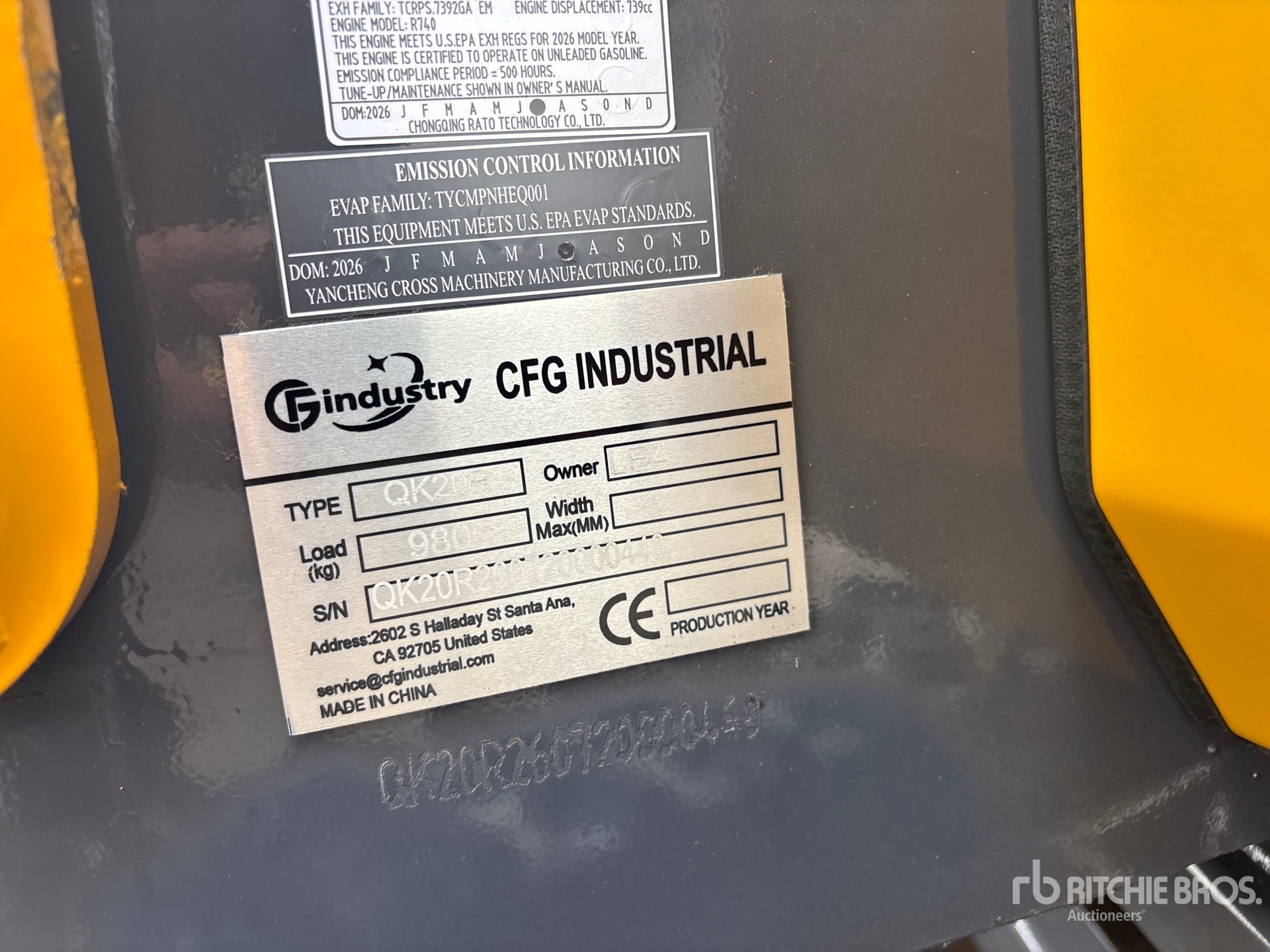 2026 CFG QK20R