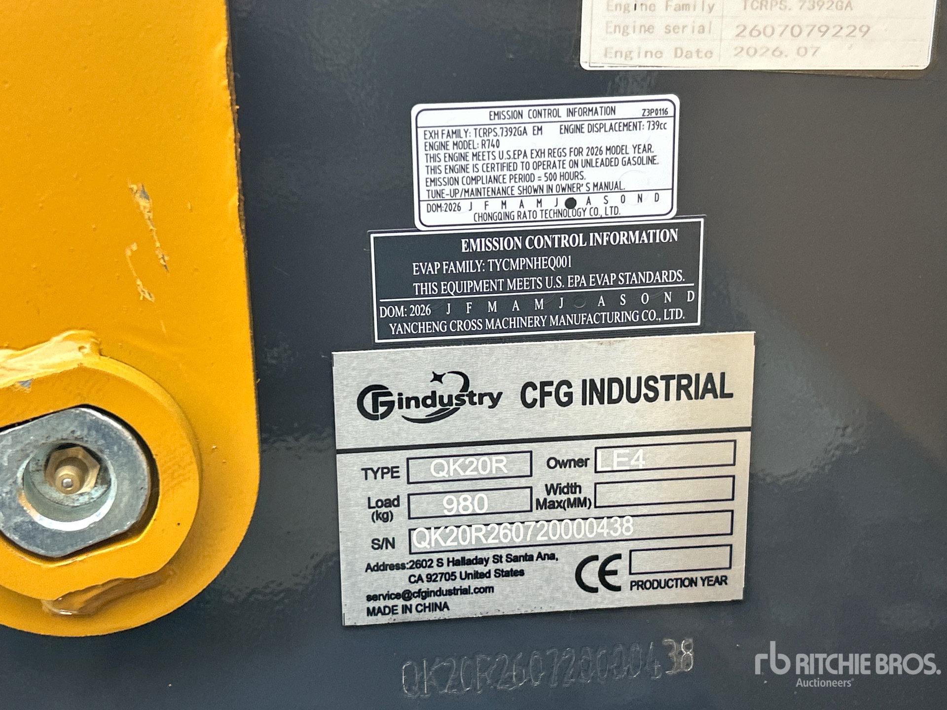 2026 CFG QK20R