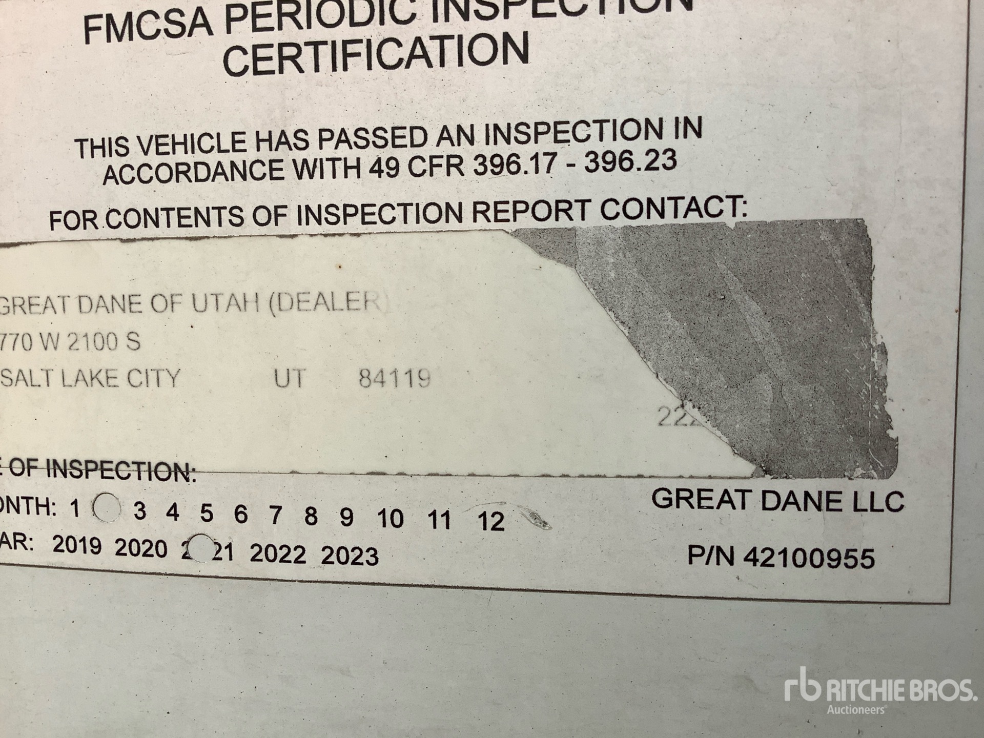 2022 Great Dane ECL-1114-31053