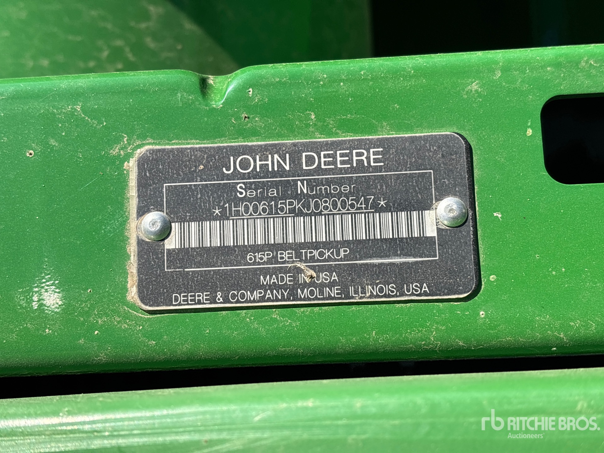 2018 John Deere 615P