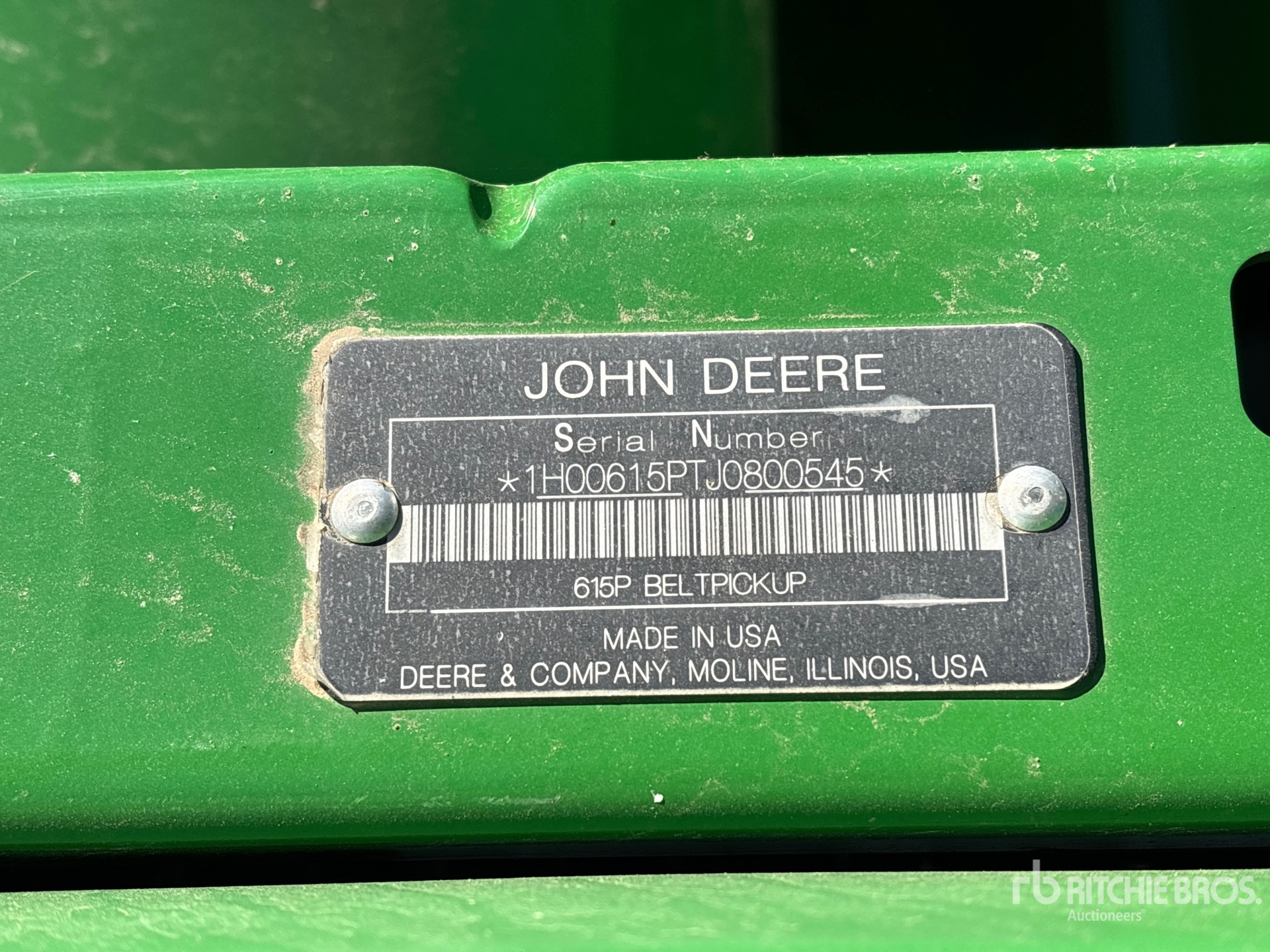 2018 John Deere 615P