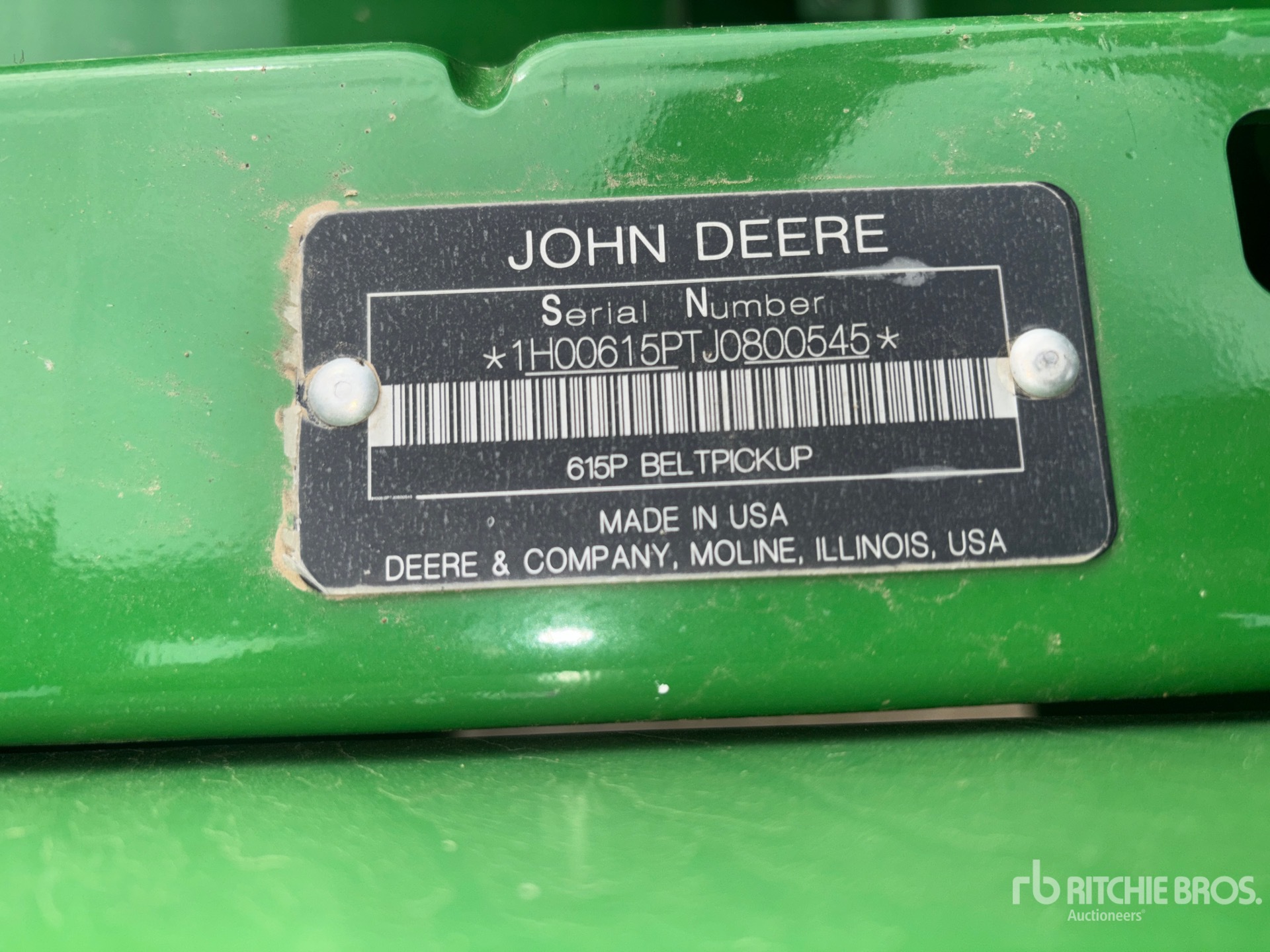2018 John Deere 615P