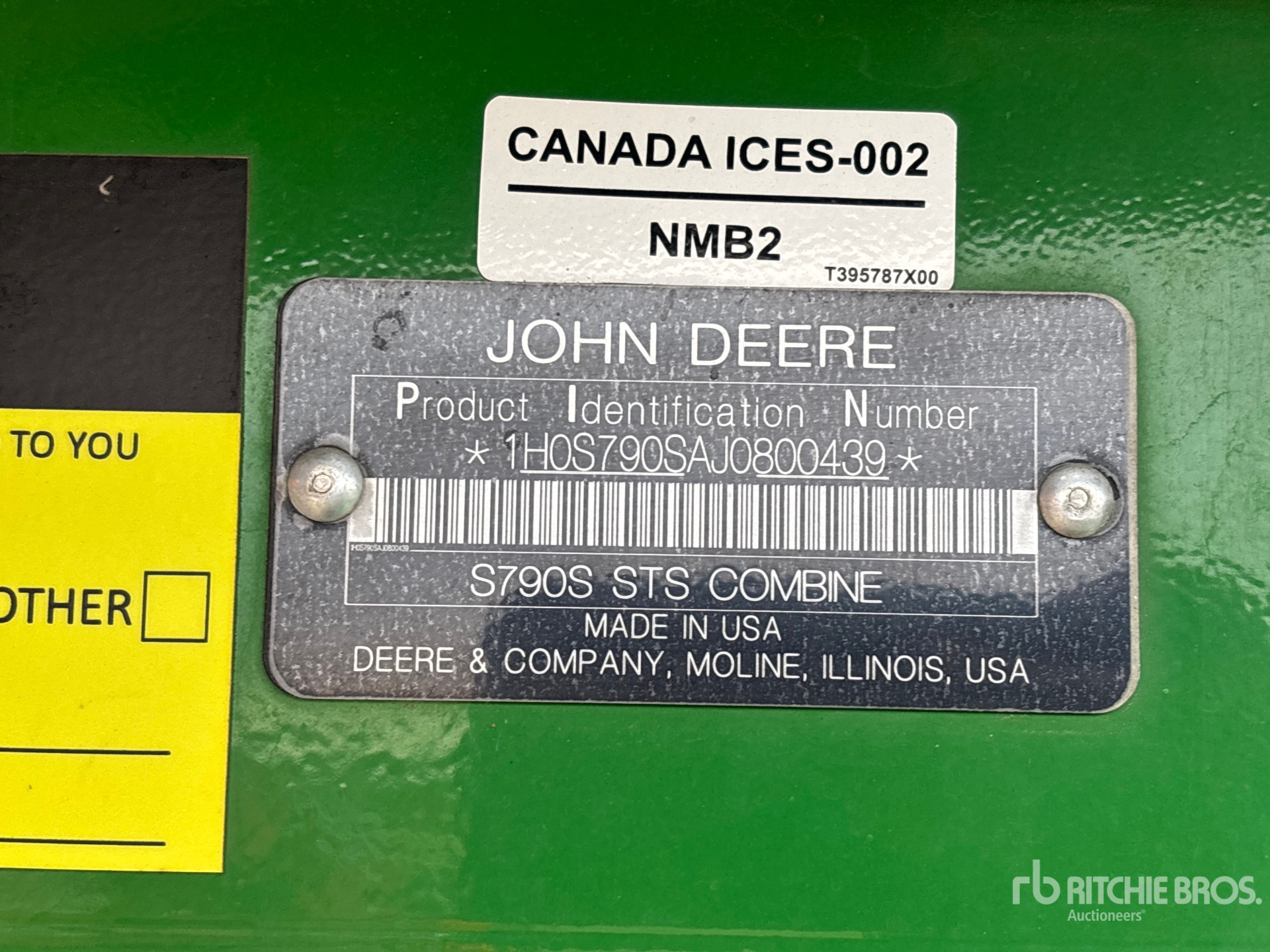 2018 John Deere S790
