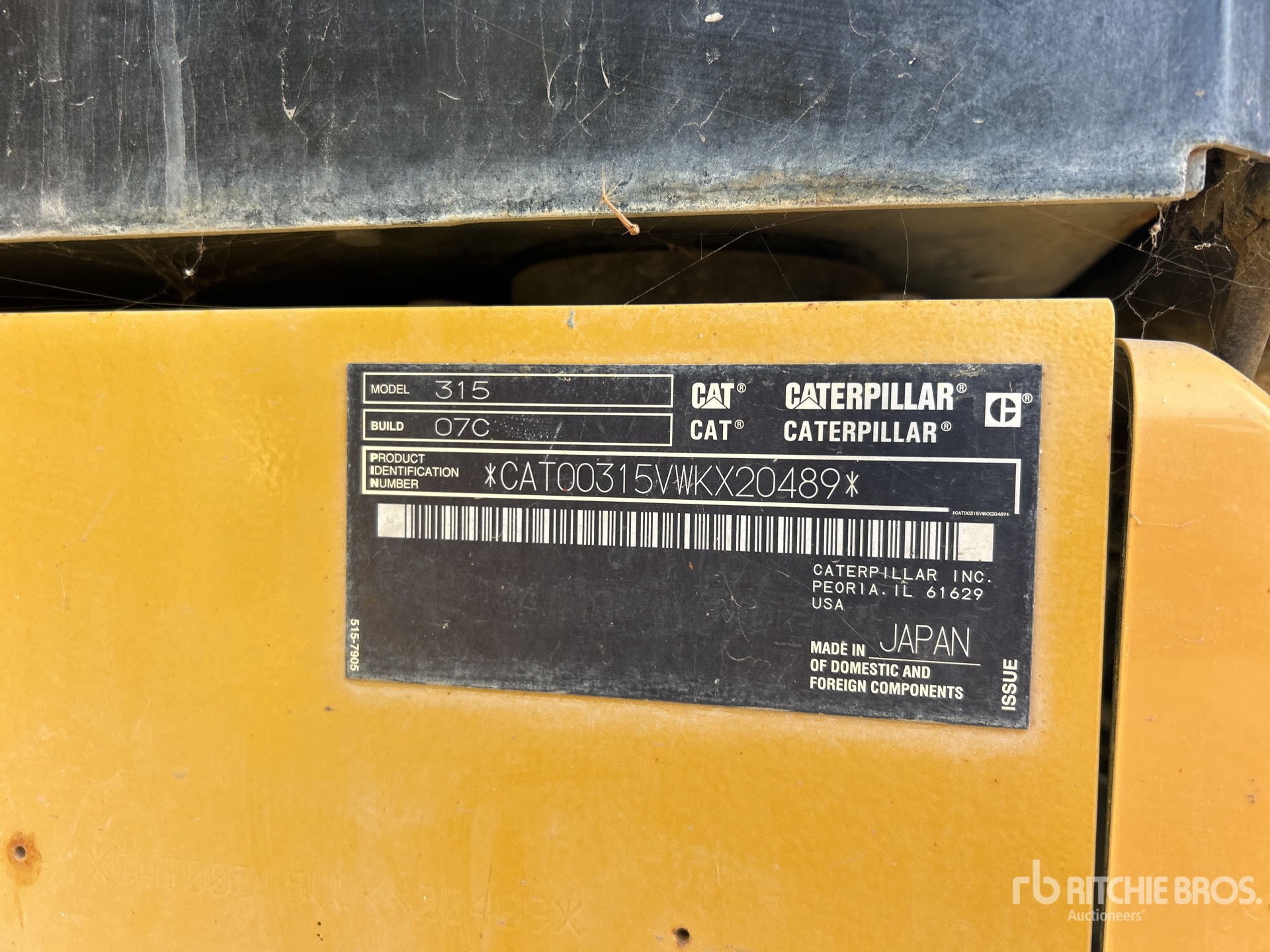 2022 Caterpillar 315