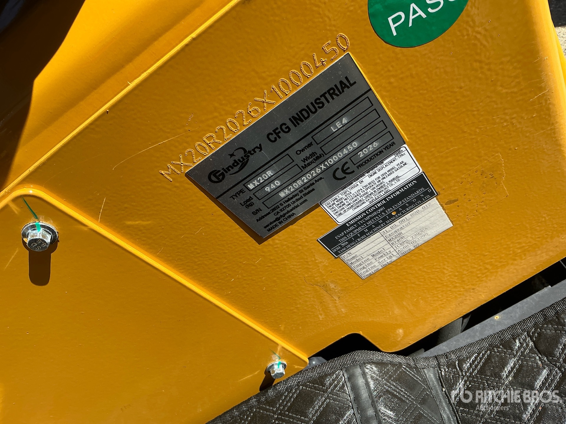 2026 CFG MX20R