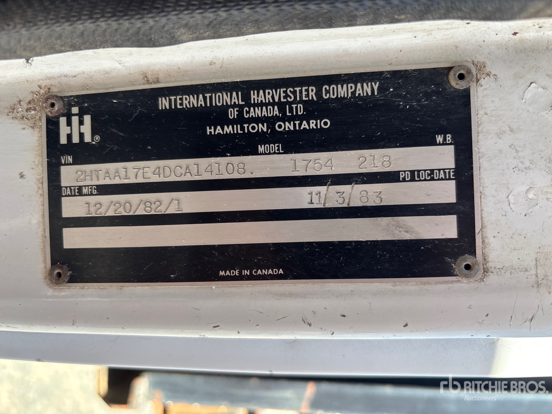 1983 International 1754