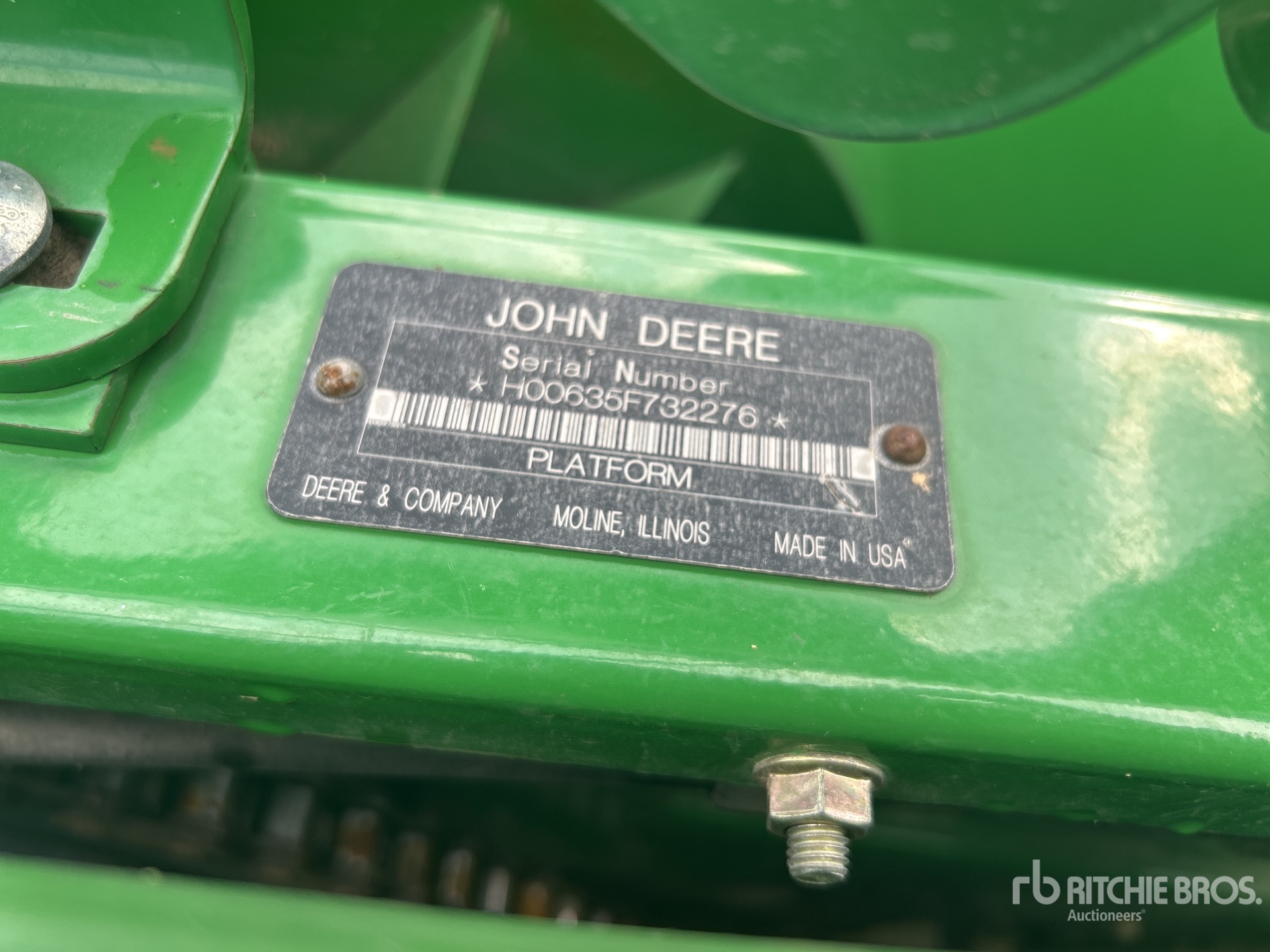 2009 John Deere 635F