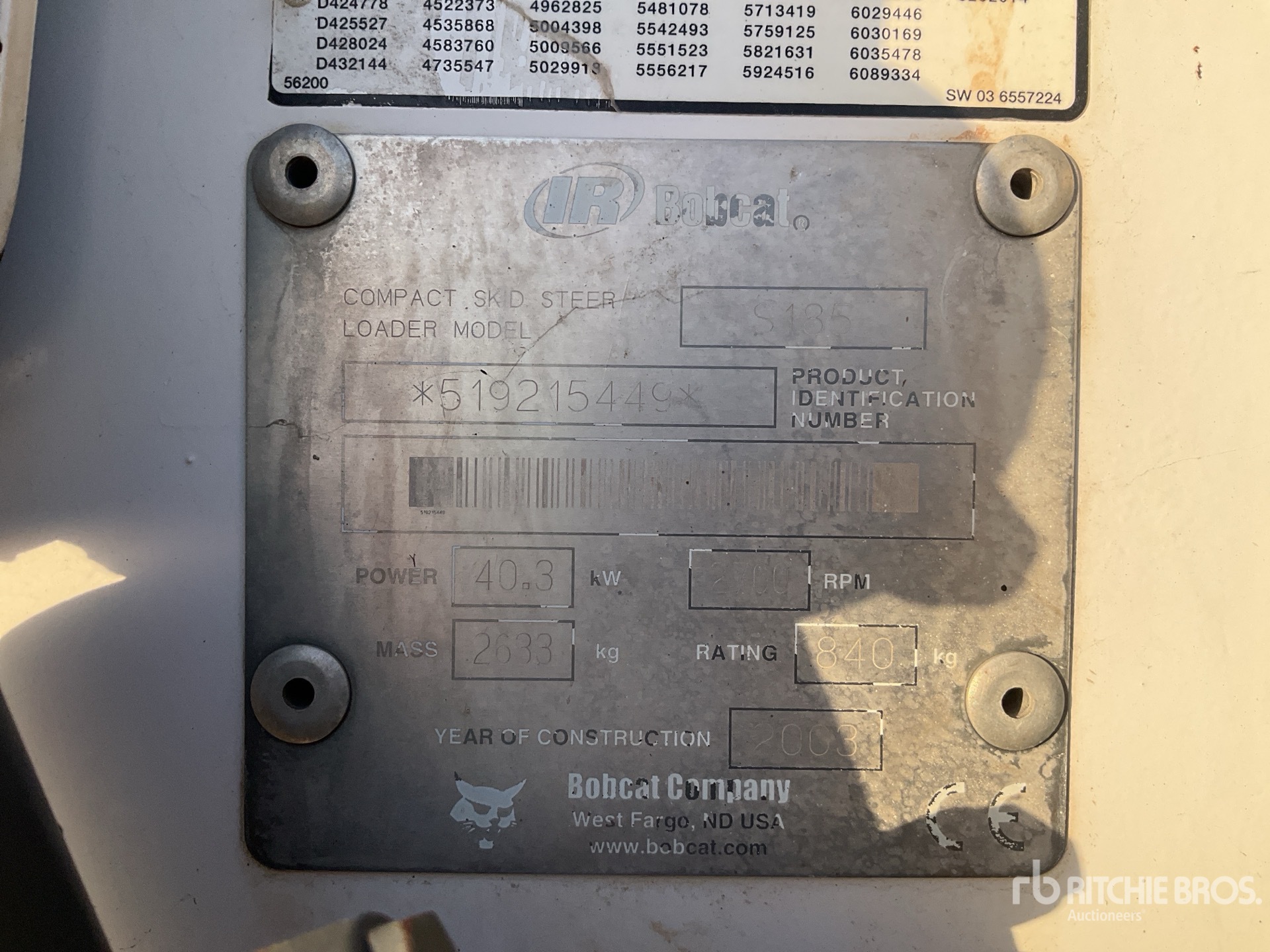 2004 Bobcat S185